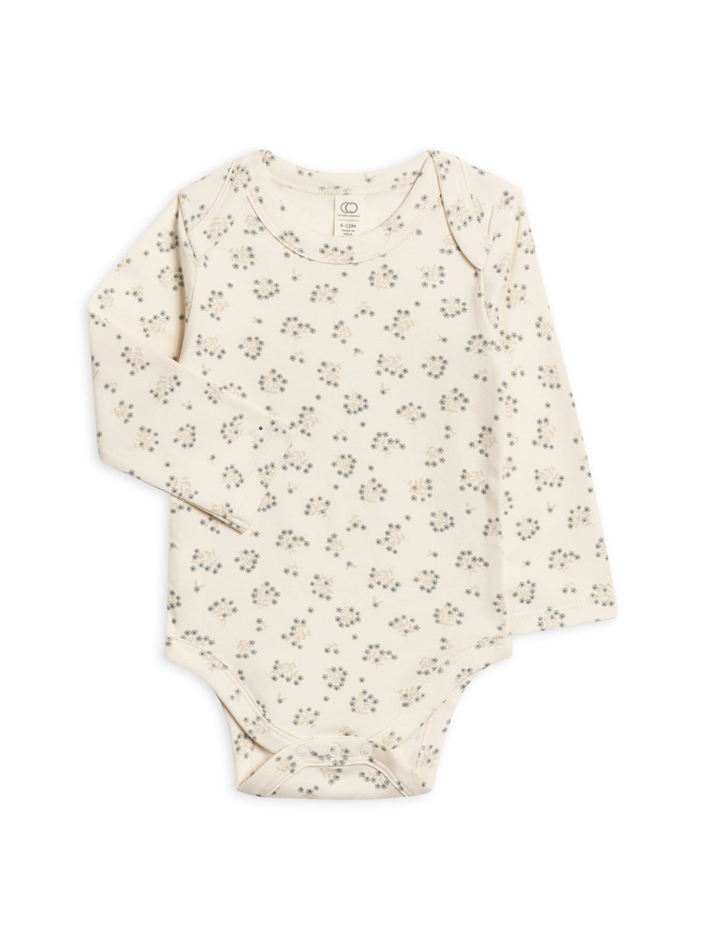 Pamela Floral Organic Long Sleeve Bodysuit