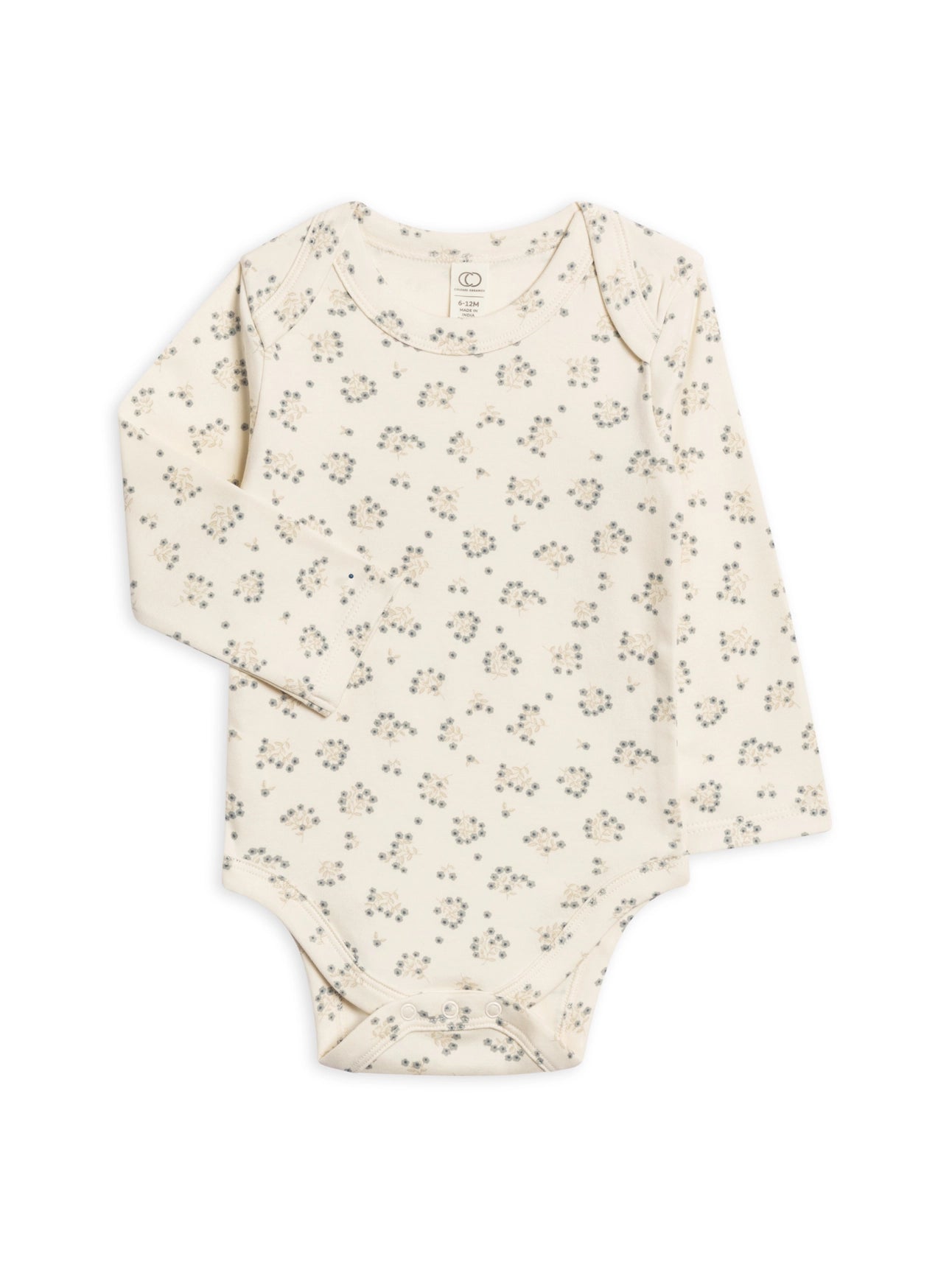 Pamela Floral Organic Long Sleeve Bodysuit