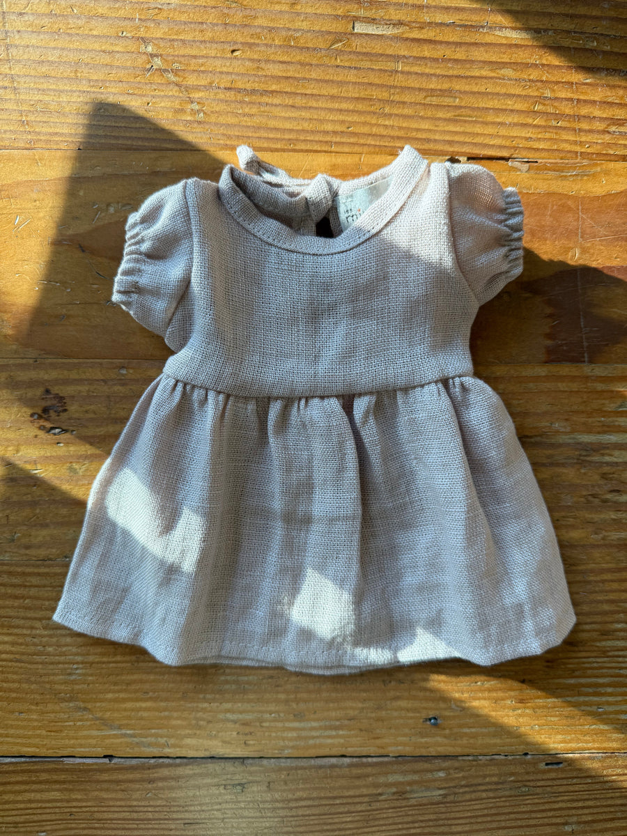 Beige 28cm Doll Dress