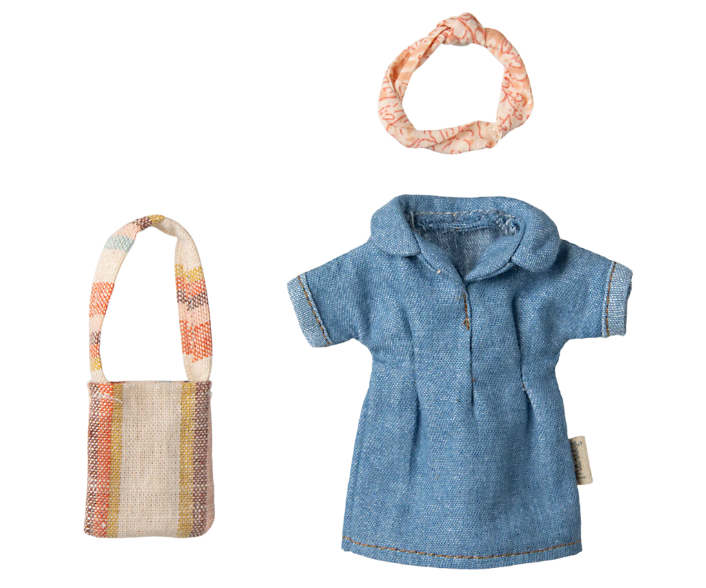 Mum Mouse Denim Dress & Bag