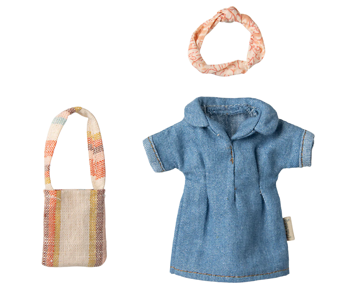 Mum Mouse Denim Dress & Bag