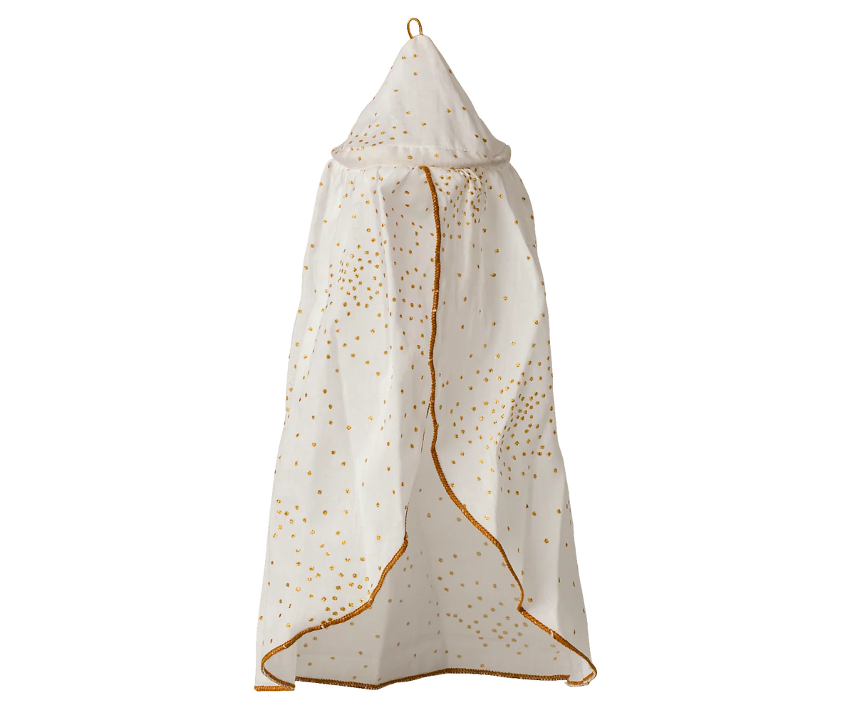 Off White Miniature Bed Canopy