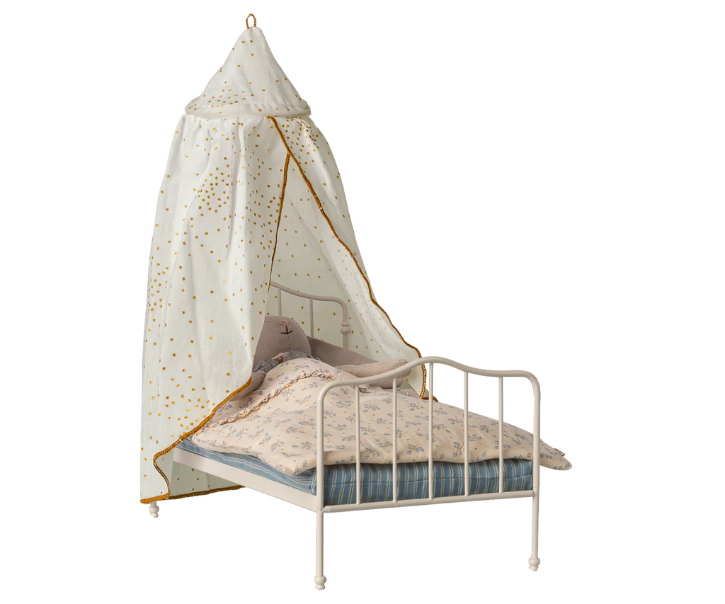 Off White Miniature Bed Canopy