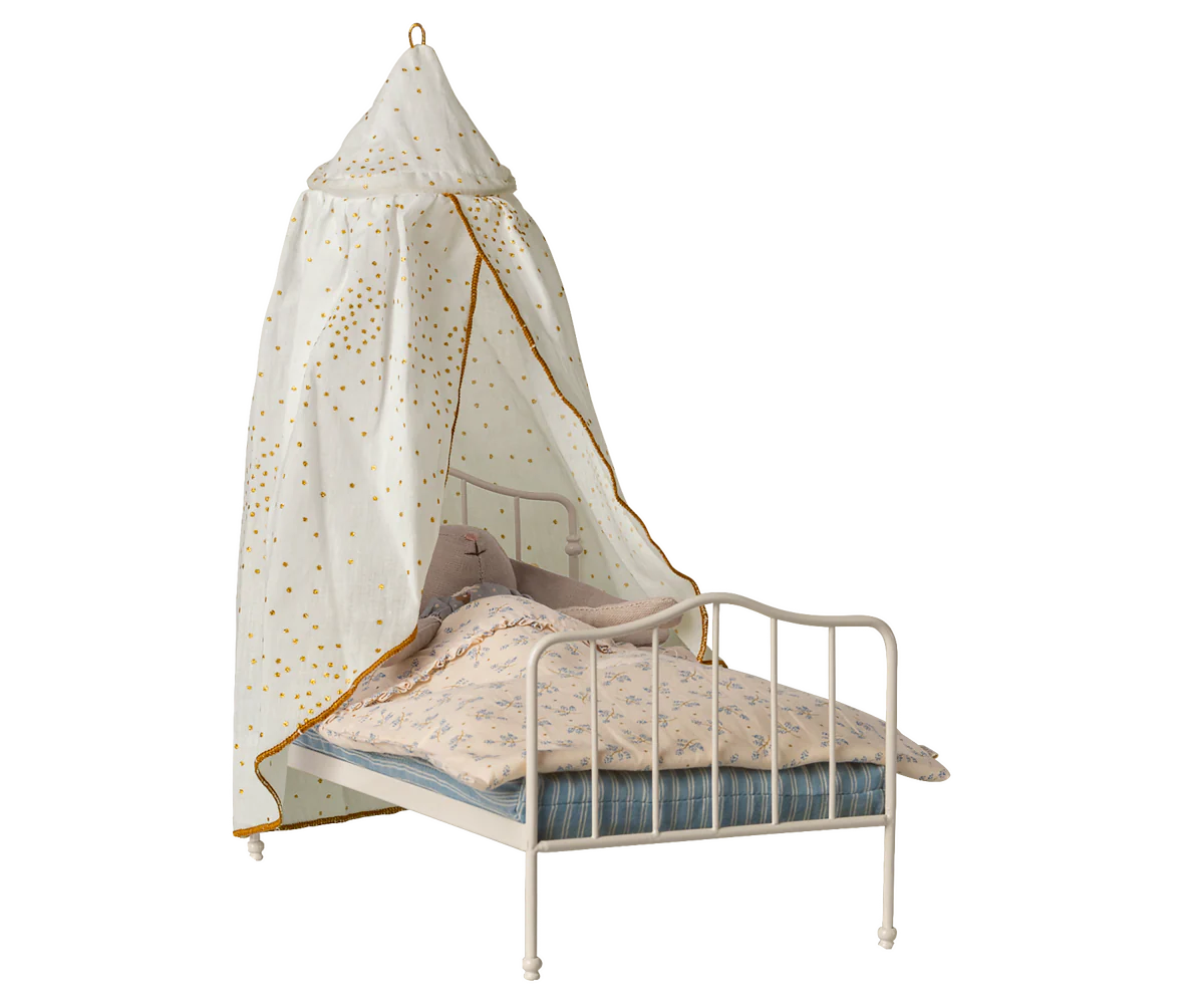 Off White Miniature Bed Canopy
