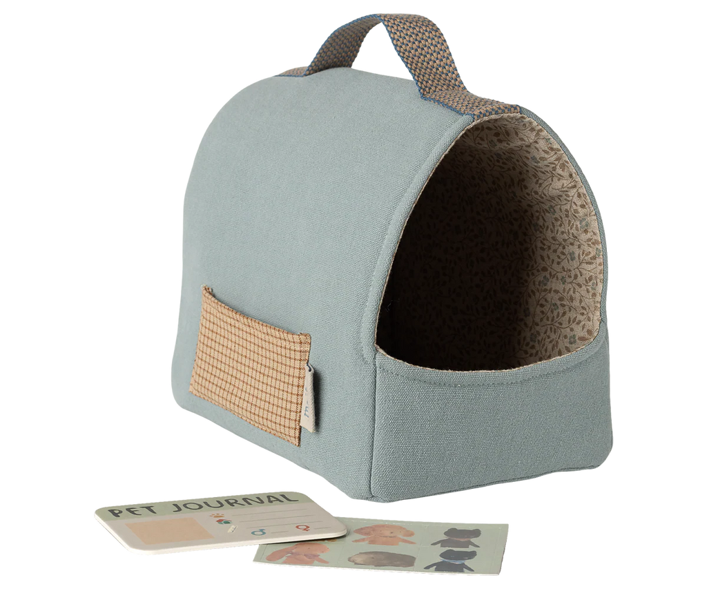 Dusty Blue Pet Carrier