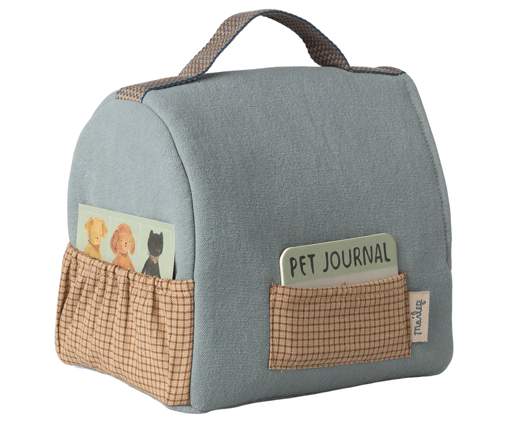 Dusty Blue Pet Carrier