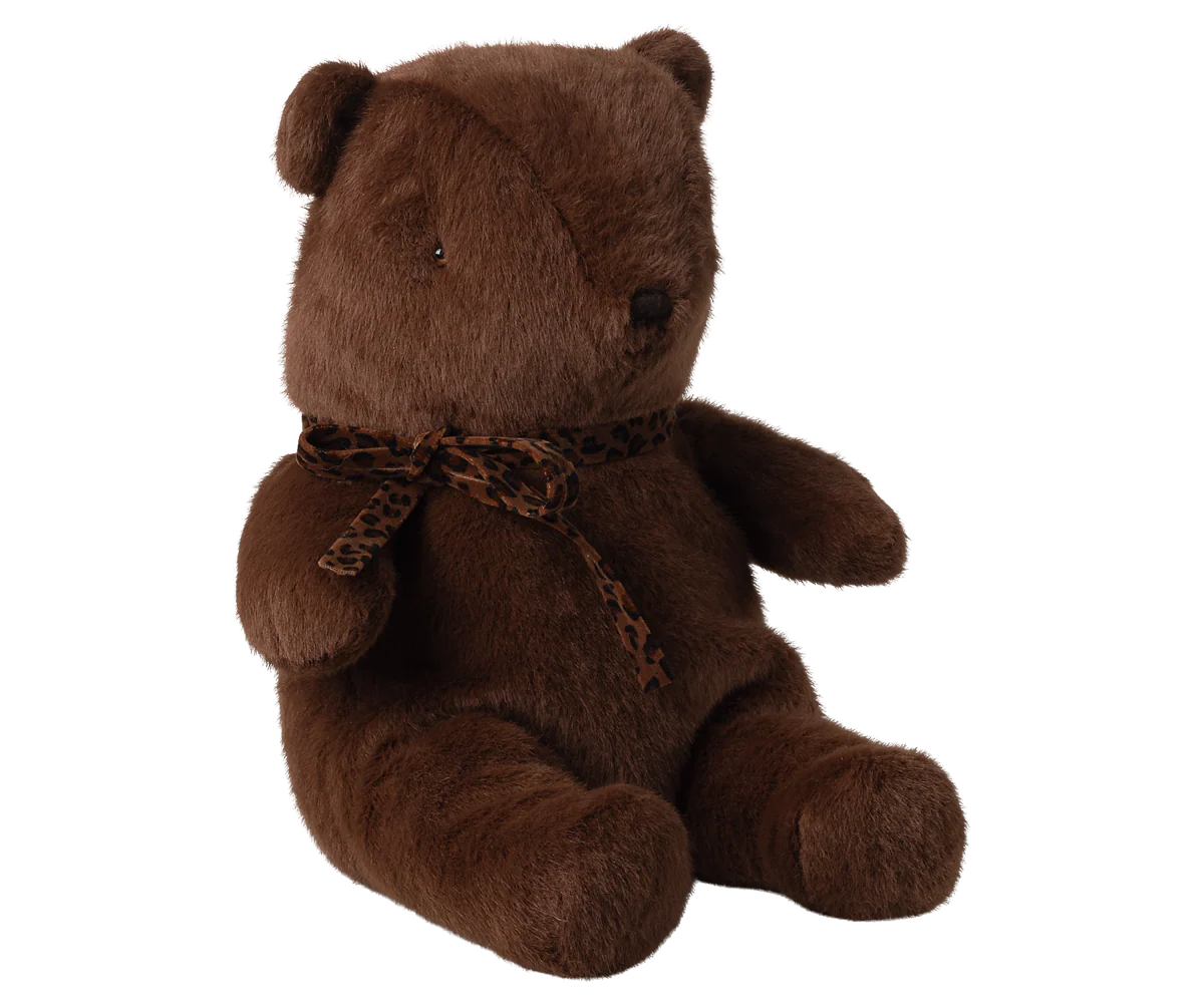 Medium Dark Chocolate Plush Teddy Bear
