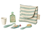 Blue Stripe Mouse Toothbrush Set