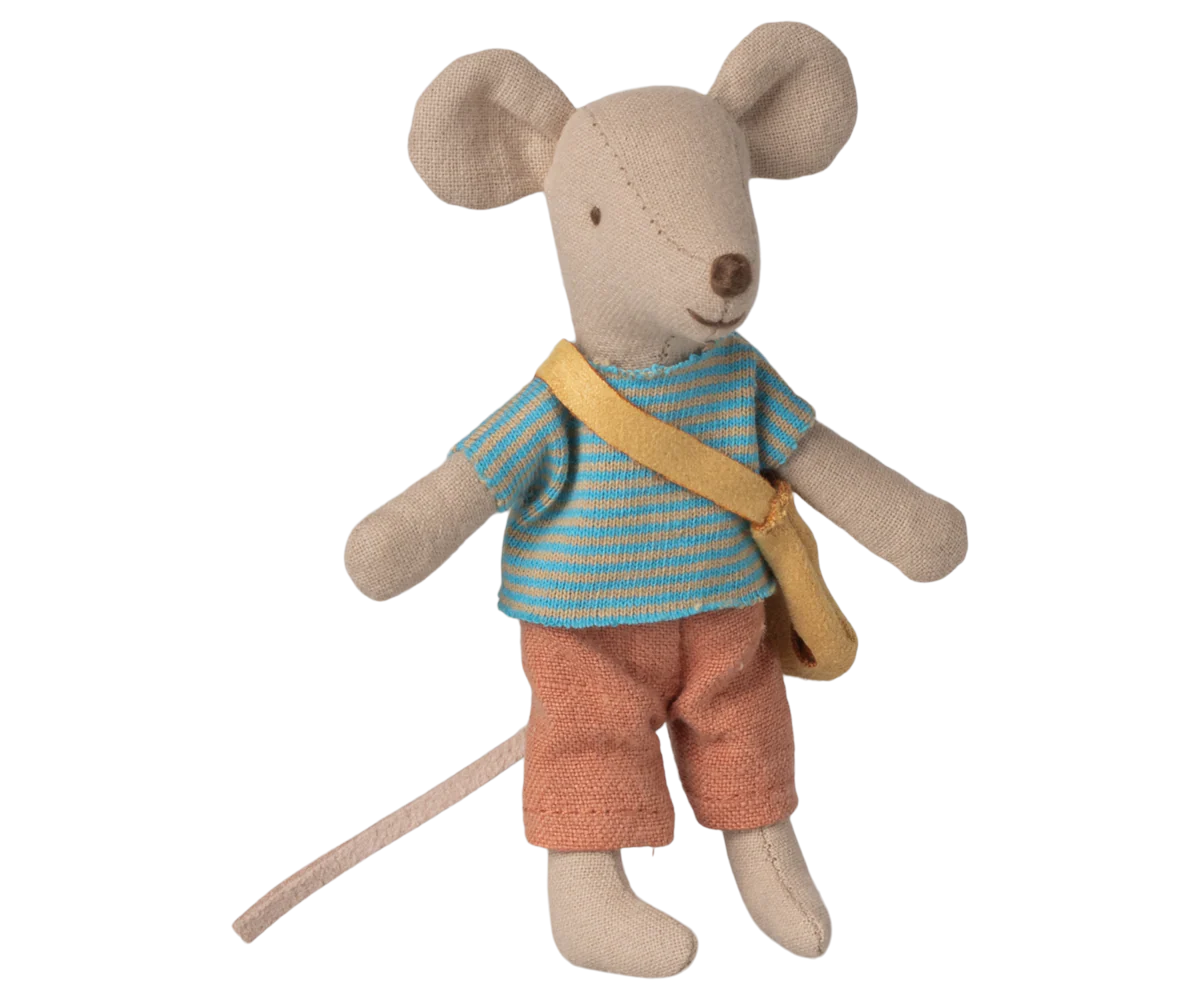 Pre-Order: Little Brother Mouse with Bag {Expected Mid June}