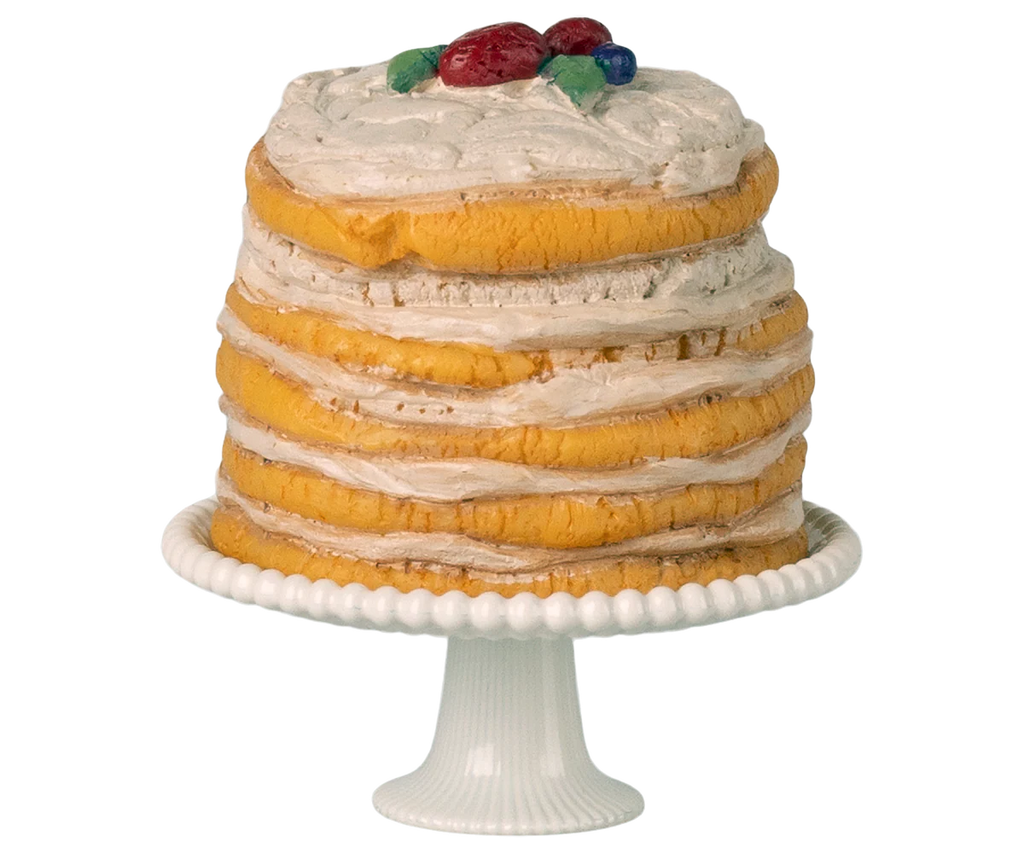 Off White Party Cake & Stand