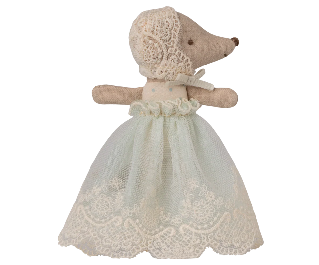 Mint Baby Mouse in Gown