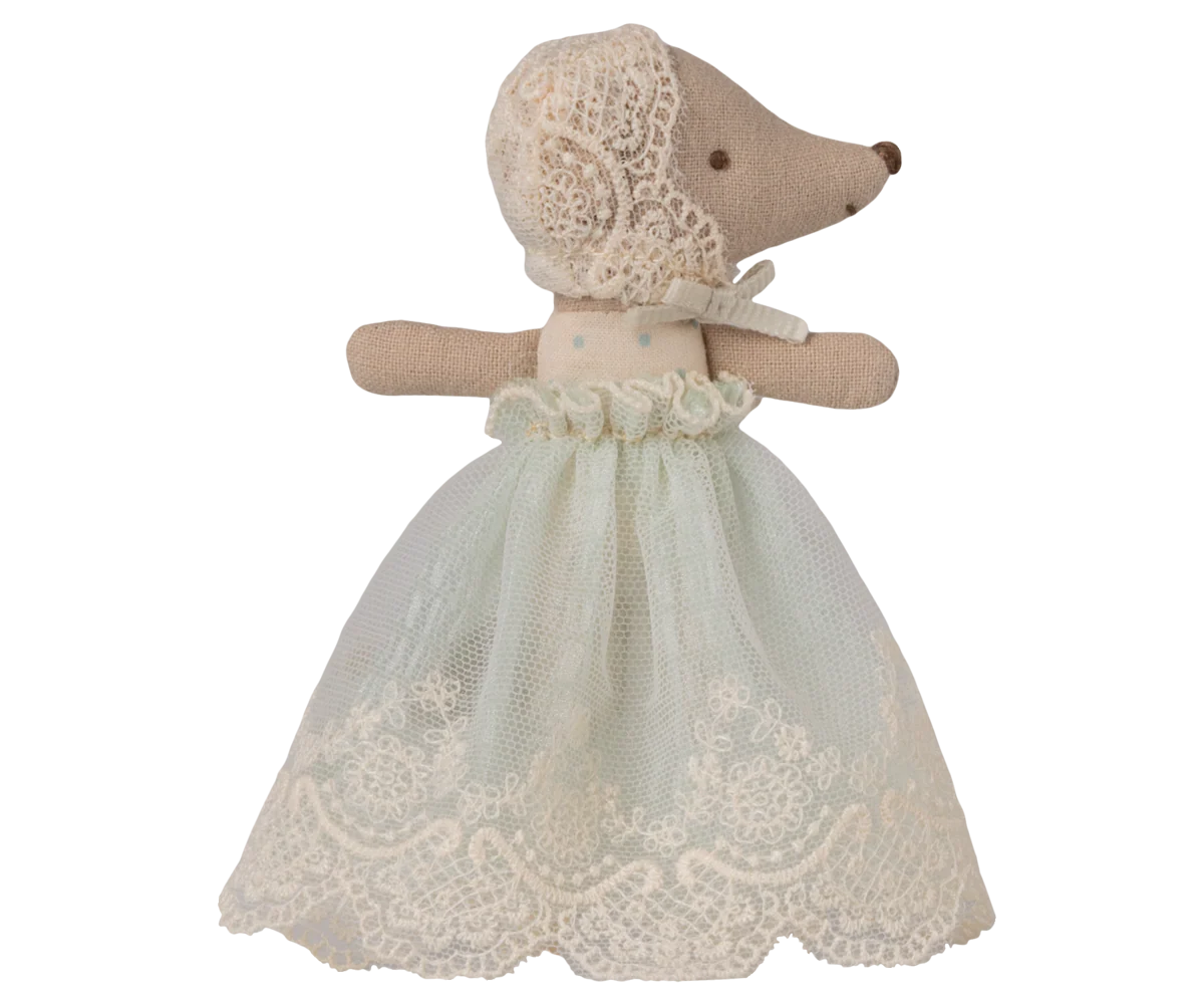 Mint Baby Mouse in Gown