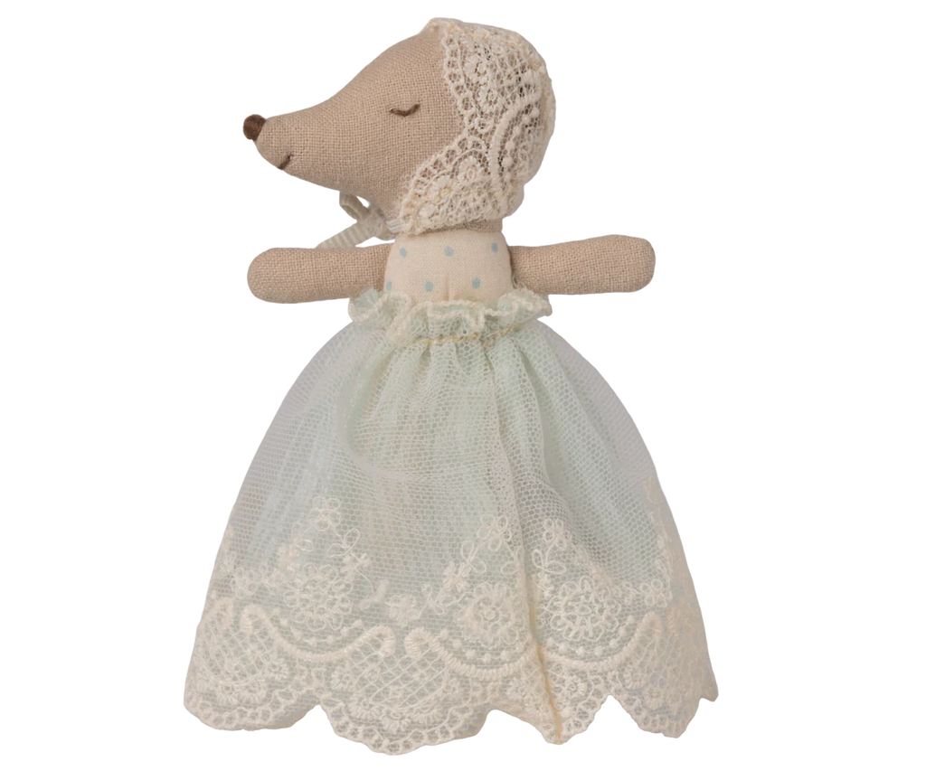 Mint Baby Mouse in Gown