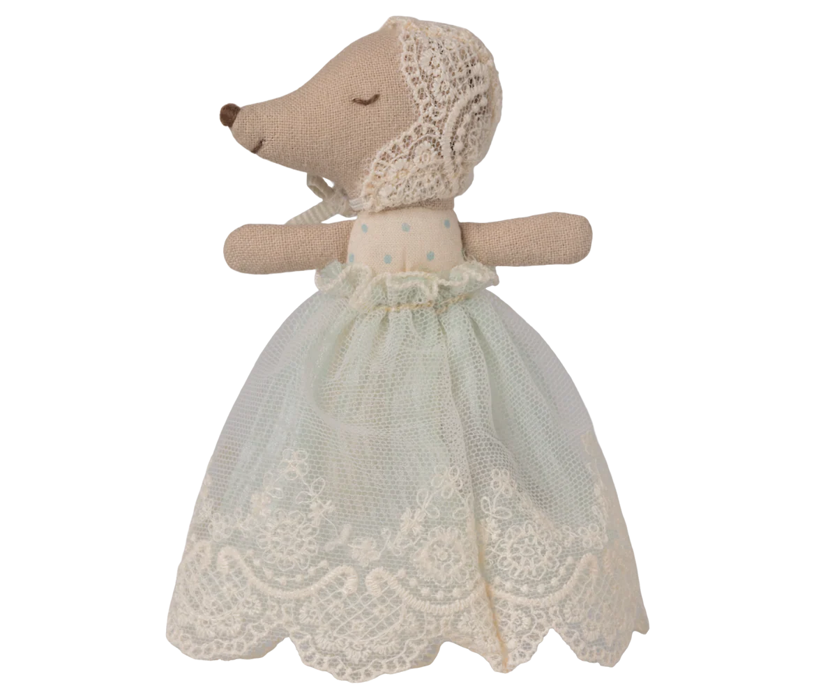 Mint Baby Mouse in Gown