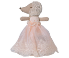Powder Baby Mouse in Gown