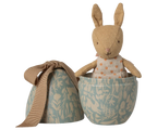 Small Dusty Blue Micro Rabbit Easter Egg