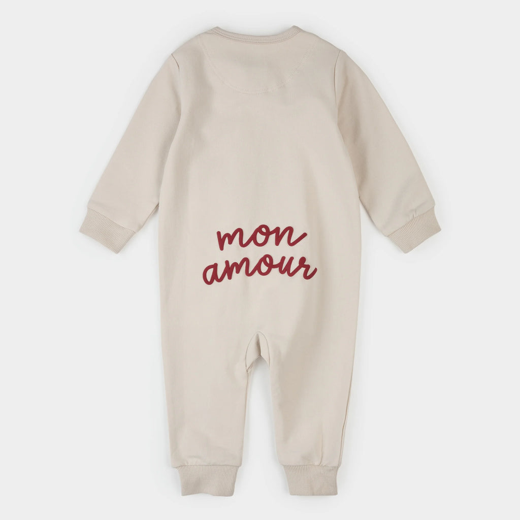 Mon Amour Beige Romper