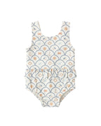 Nautical Skirted One-Piece