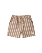 Brown Butterscotch Stripe Boardshort