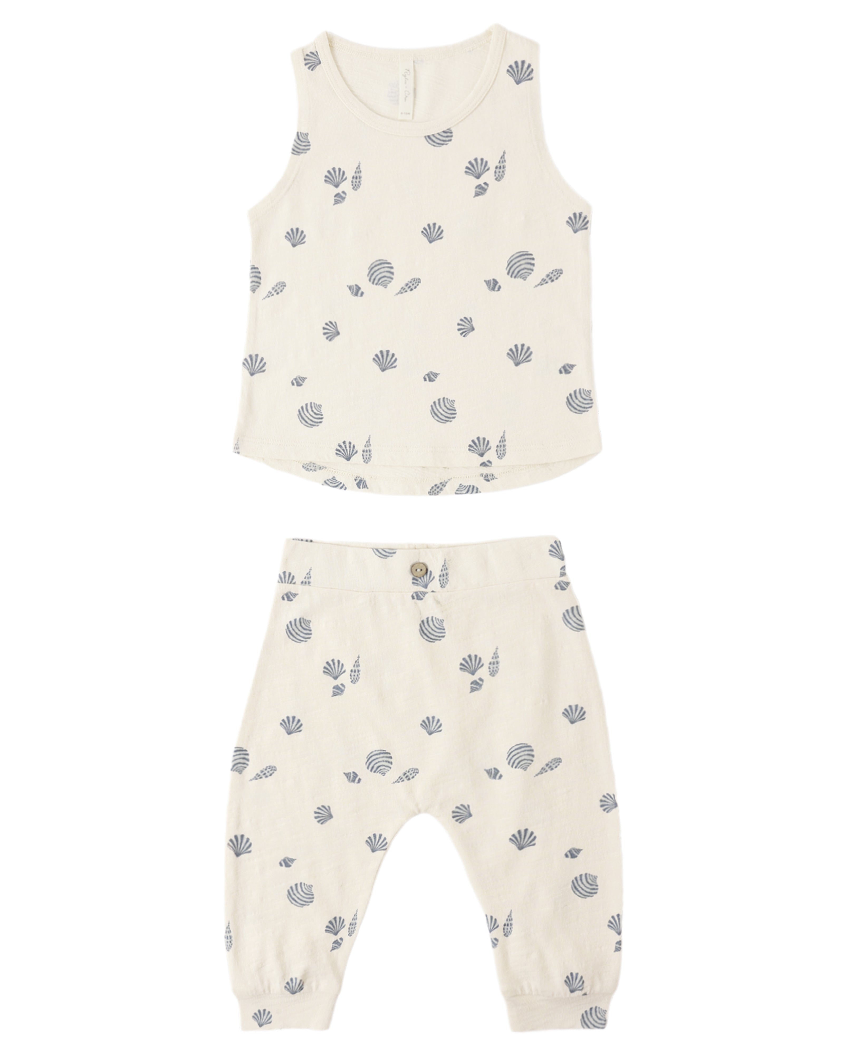 Seashells Tank & Slouch Pant Set