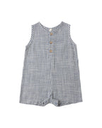 Marine Gingham Maverick Romper