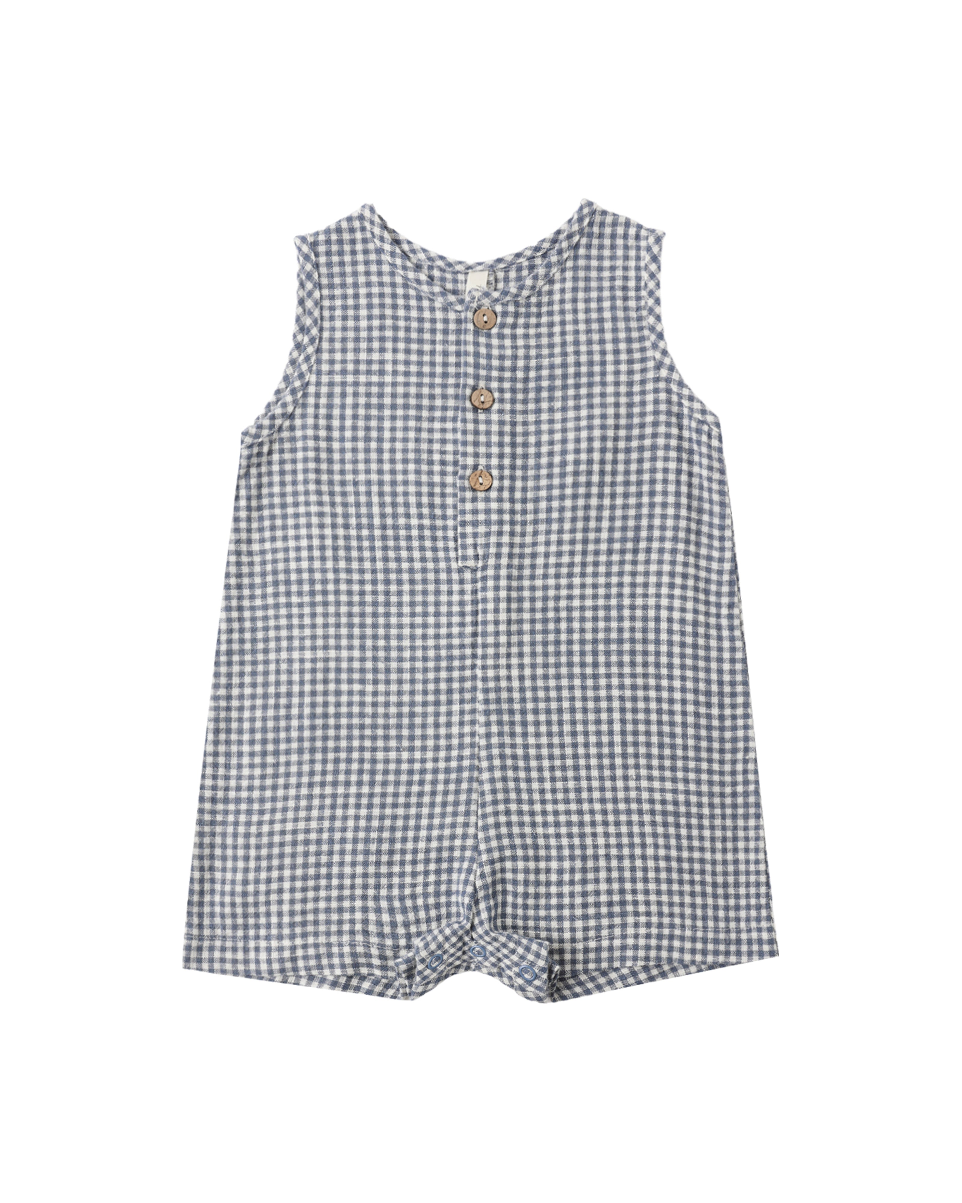 Marine Gingham Maverick Romper