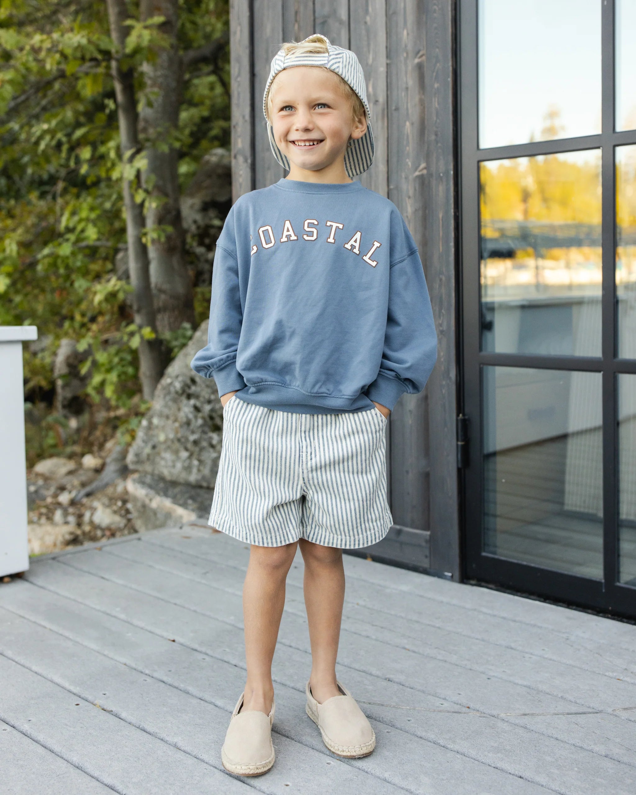 Railroad Stripe Dawson Short