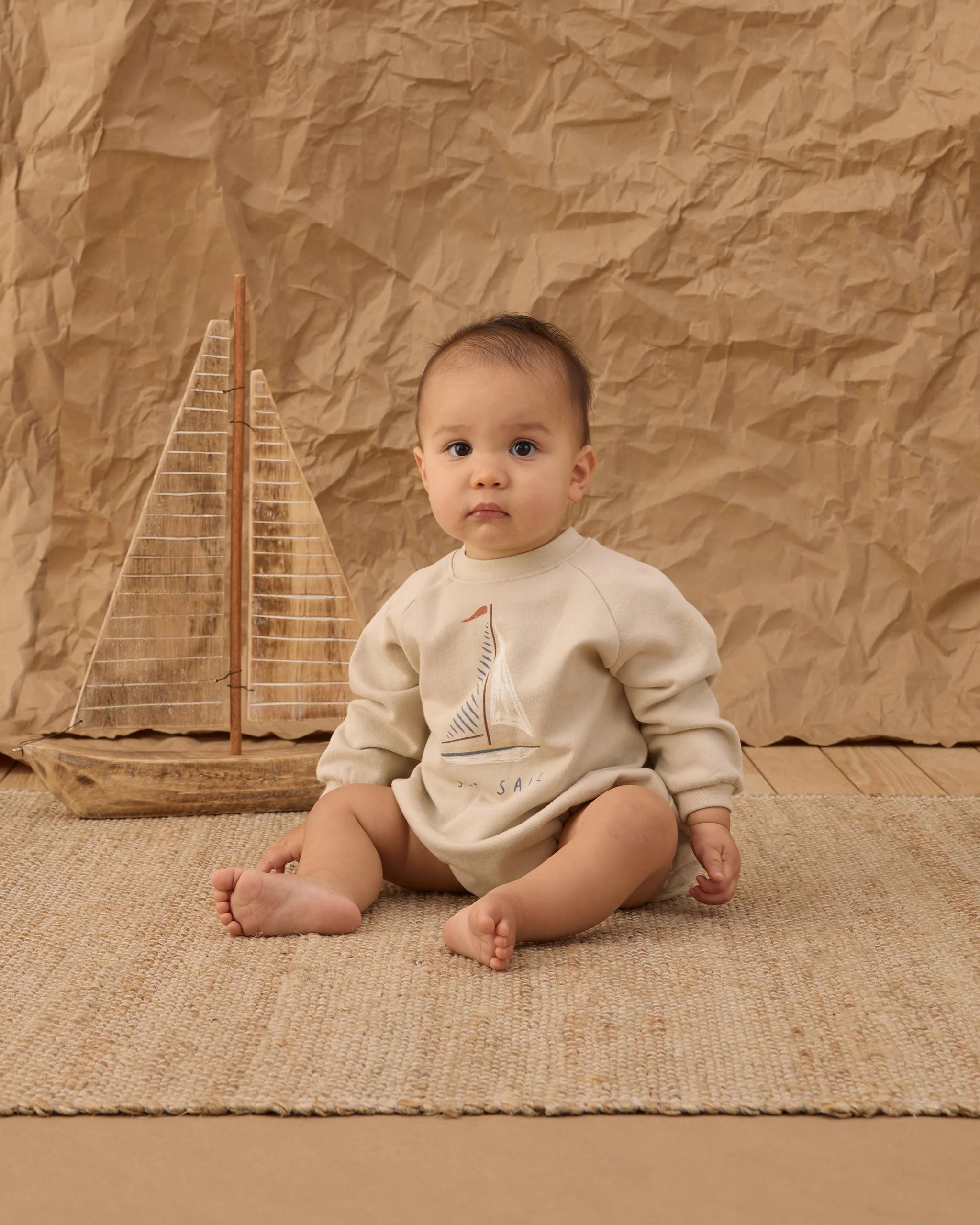 Set Sail Crewneck Romper