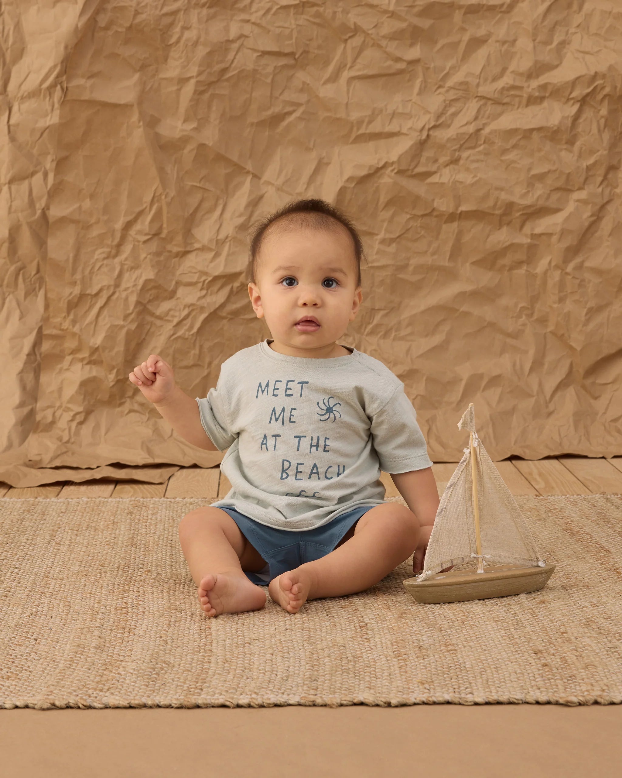 Meet Me At The Beach Raw Edge Tee