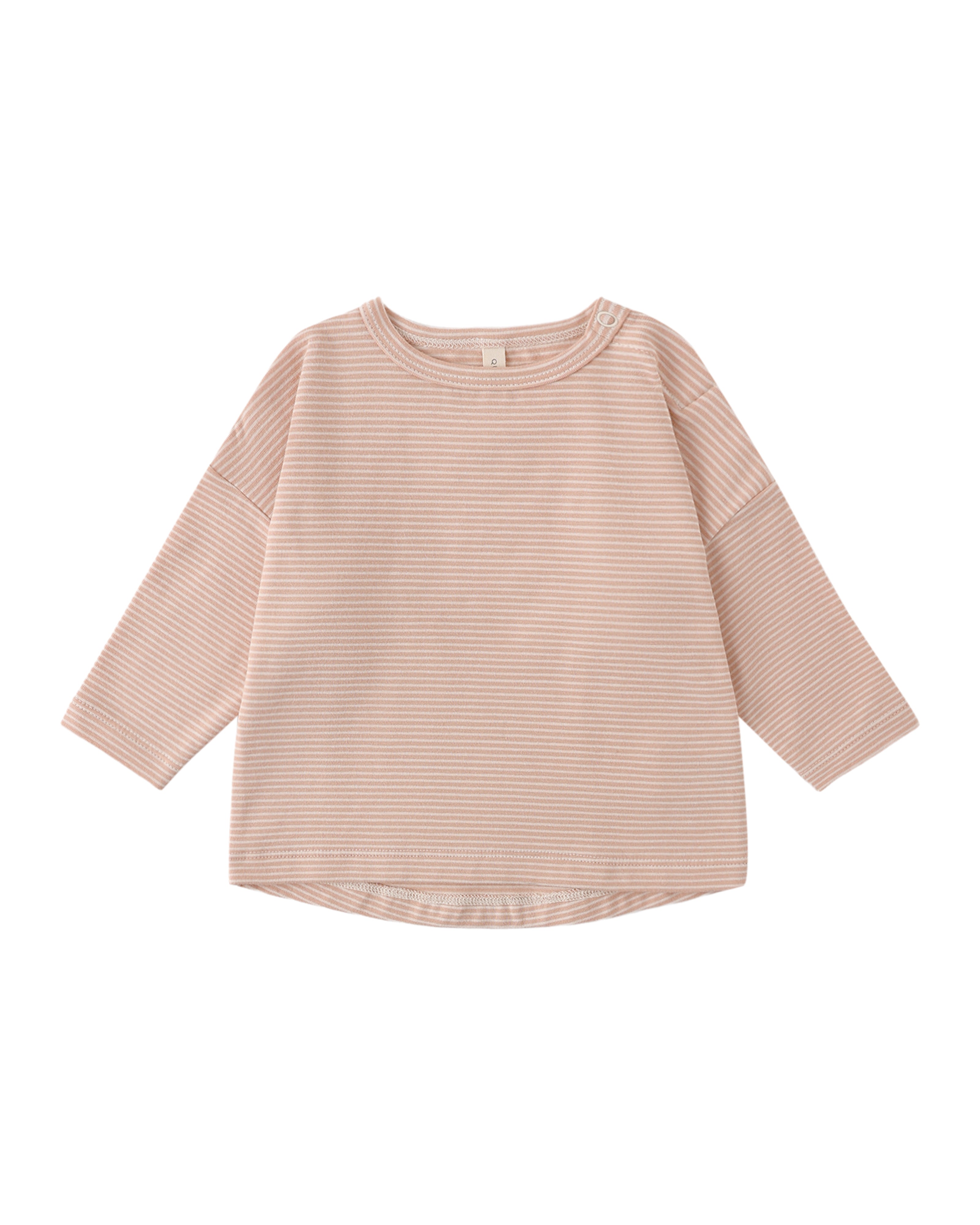 Melon Micro Stripe Long Sleeve Tee