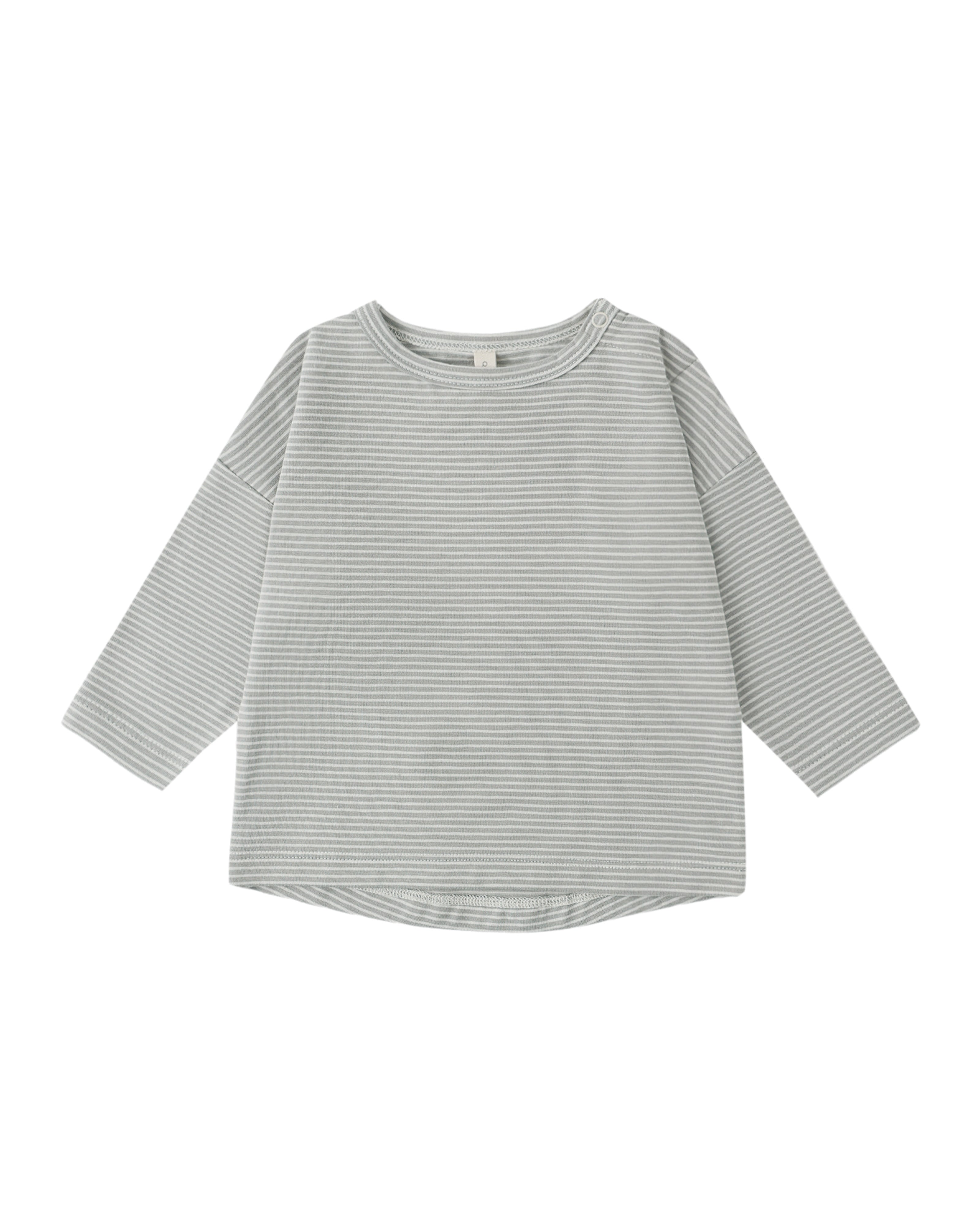 Sage Micro Stripe Long Sleeve Tee