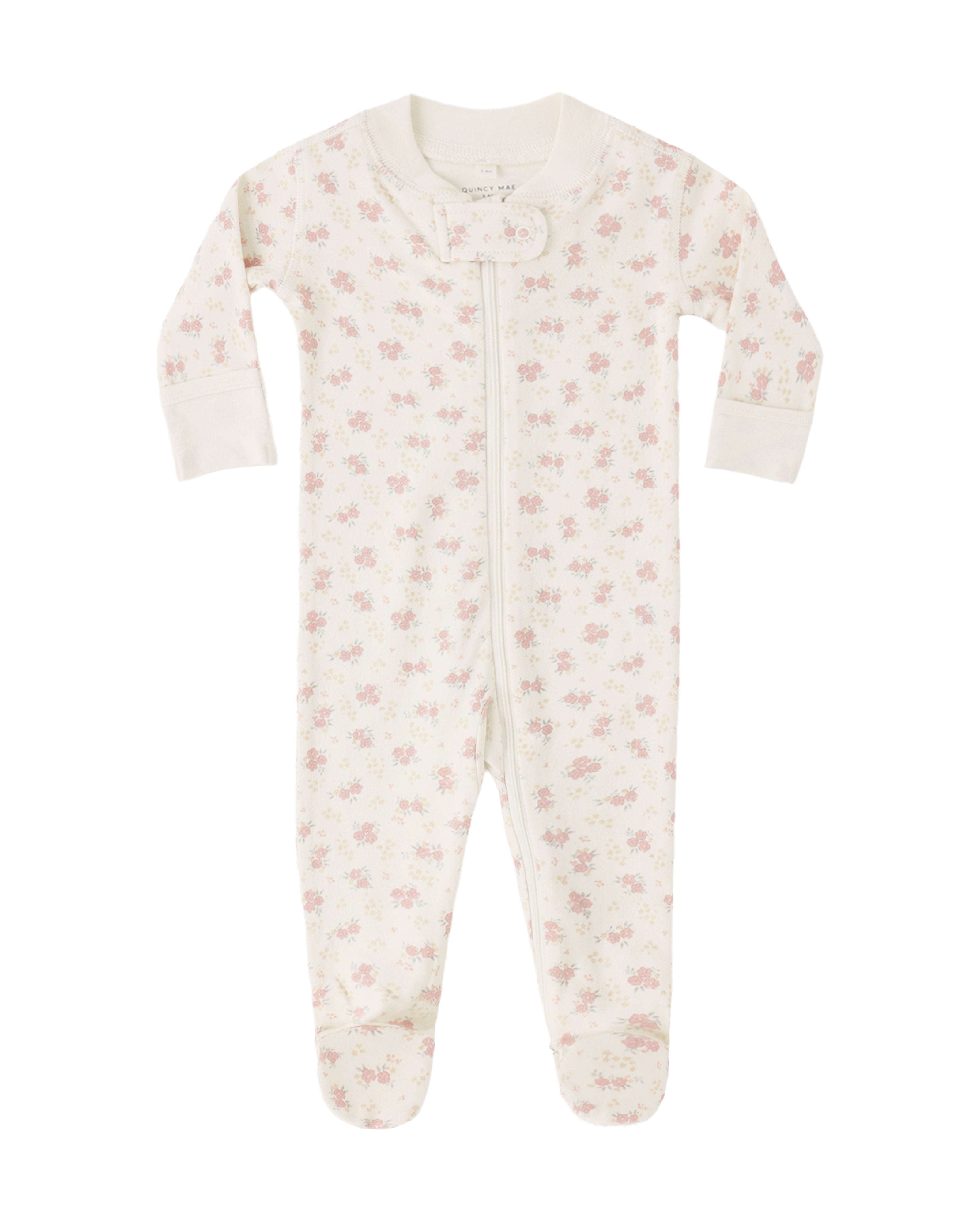 Flower Field Long Sleeve Footie
