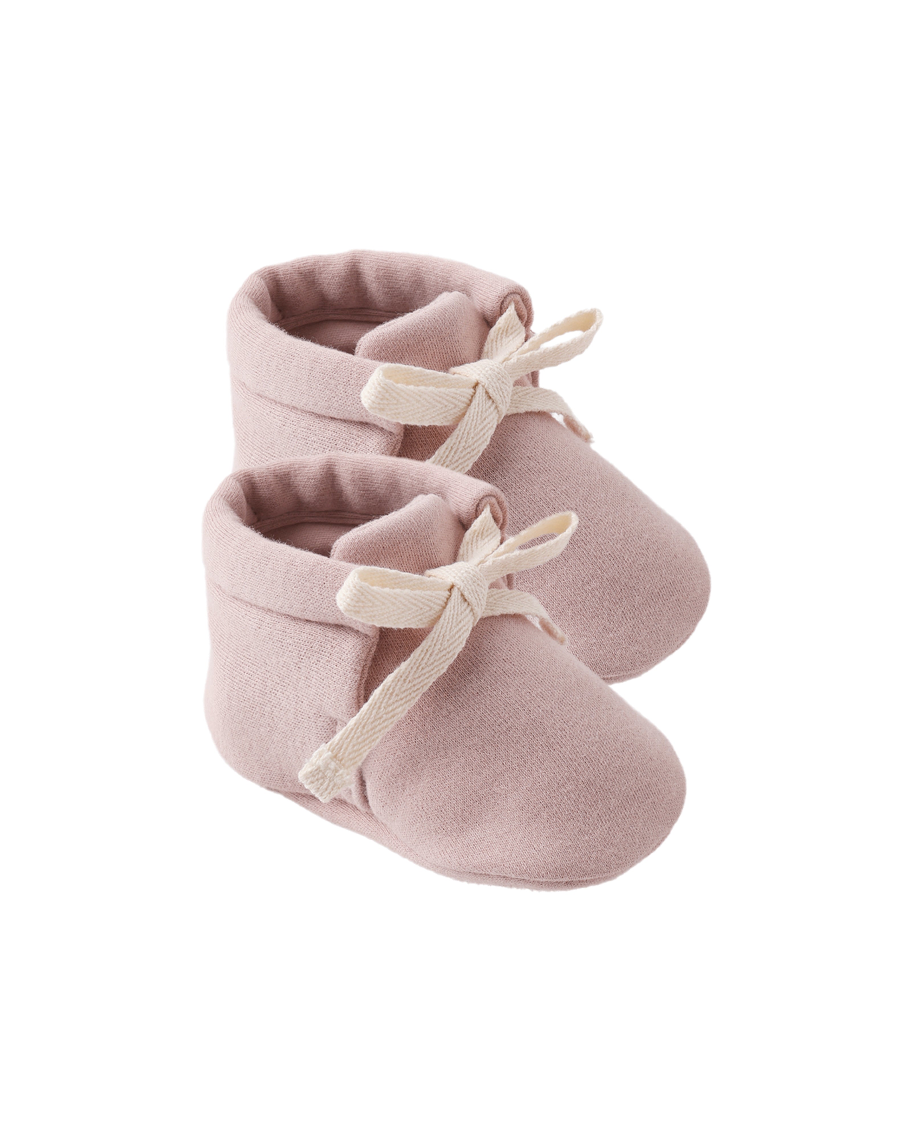 Mauve Baby Booties