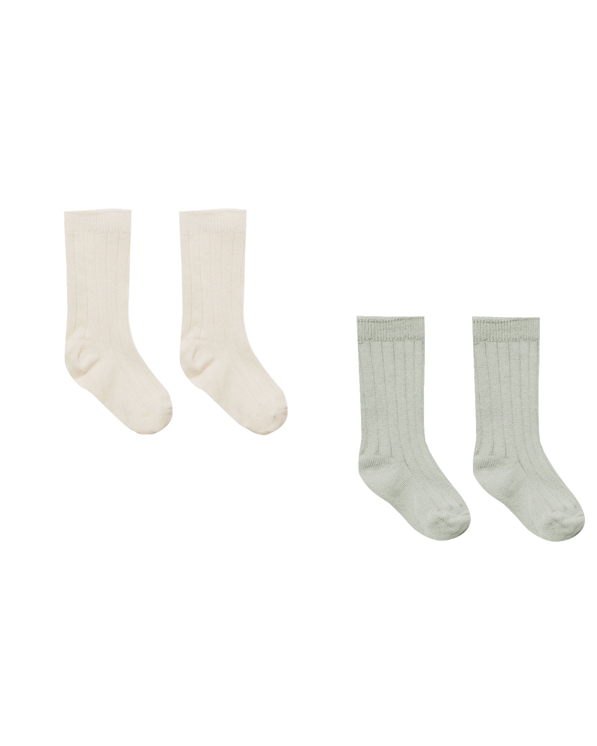 Natural & Sage Sock Set