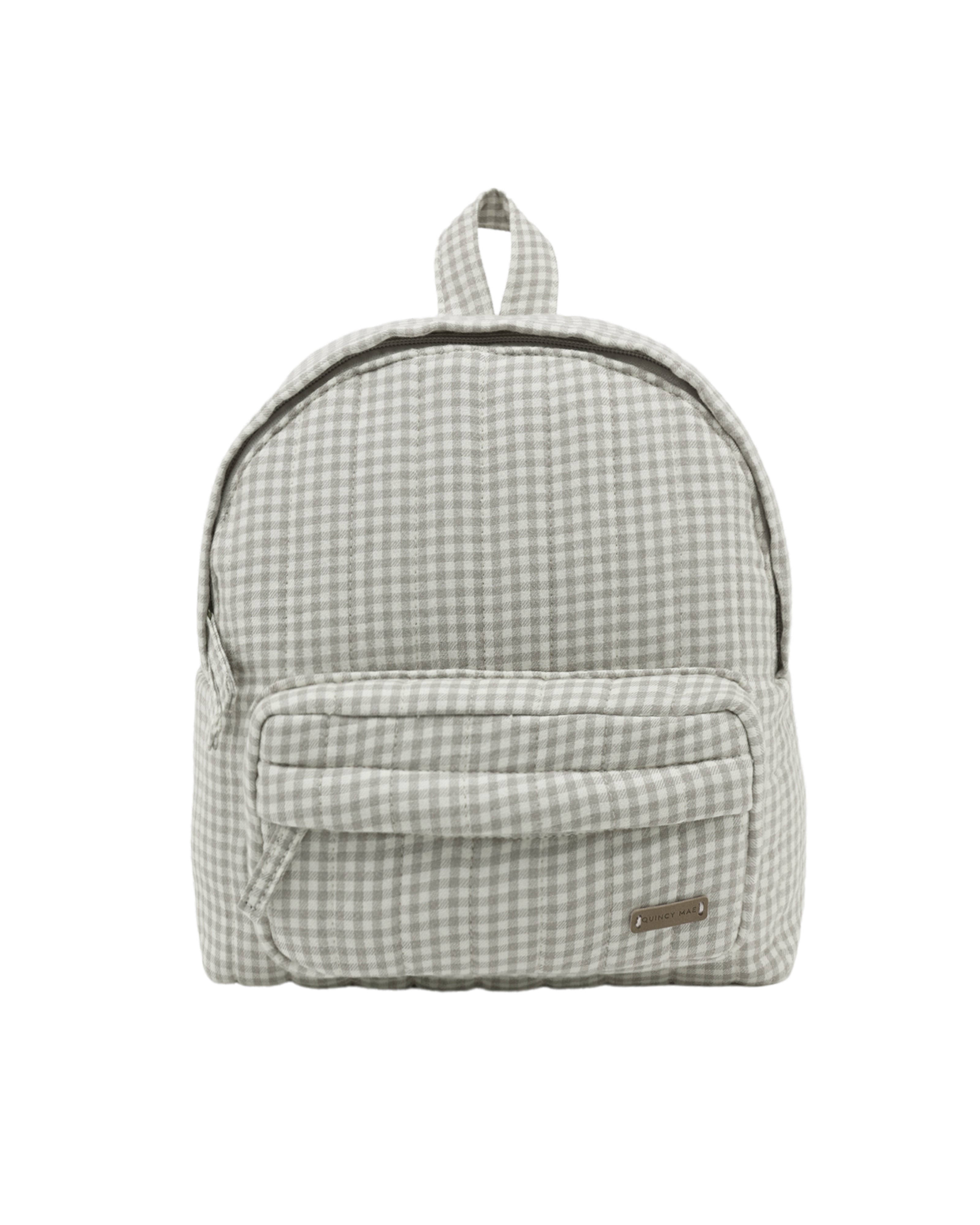 Sage Gingham Mini Backpack