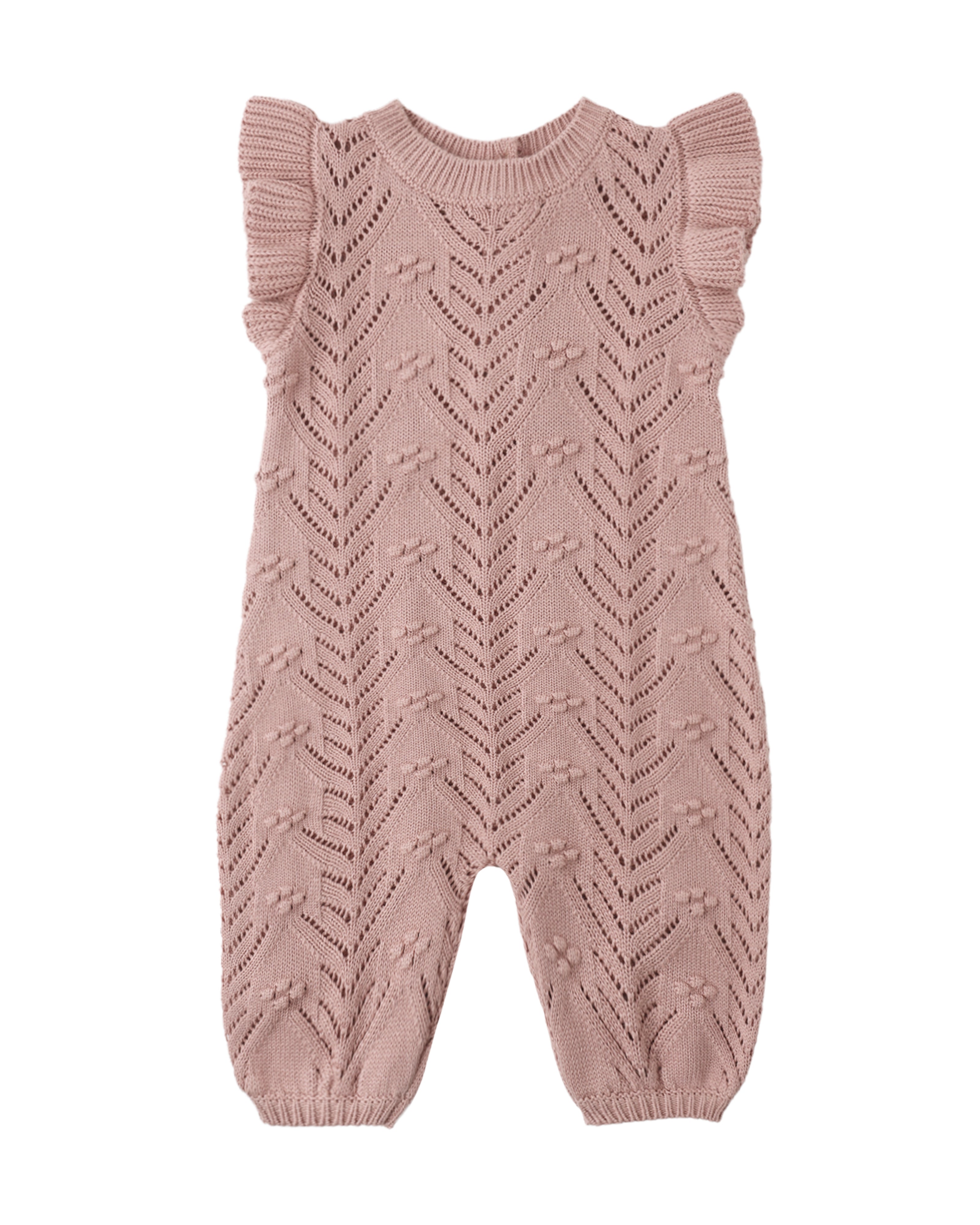 Mauve Mira Knit Romper