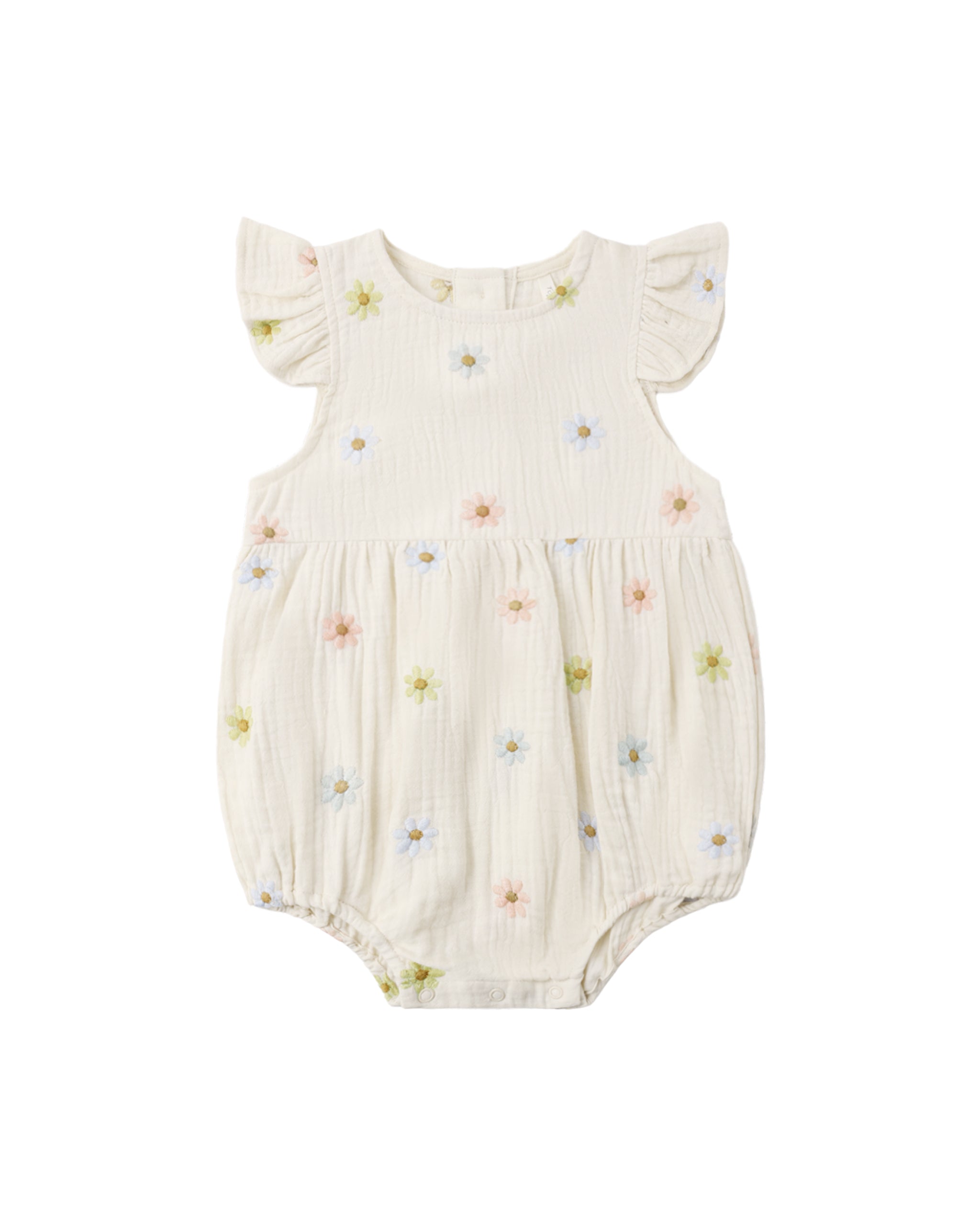 Embroidered Daisies Amelia Romper