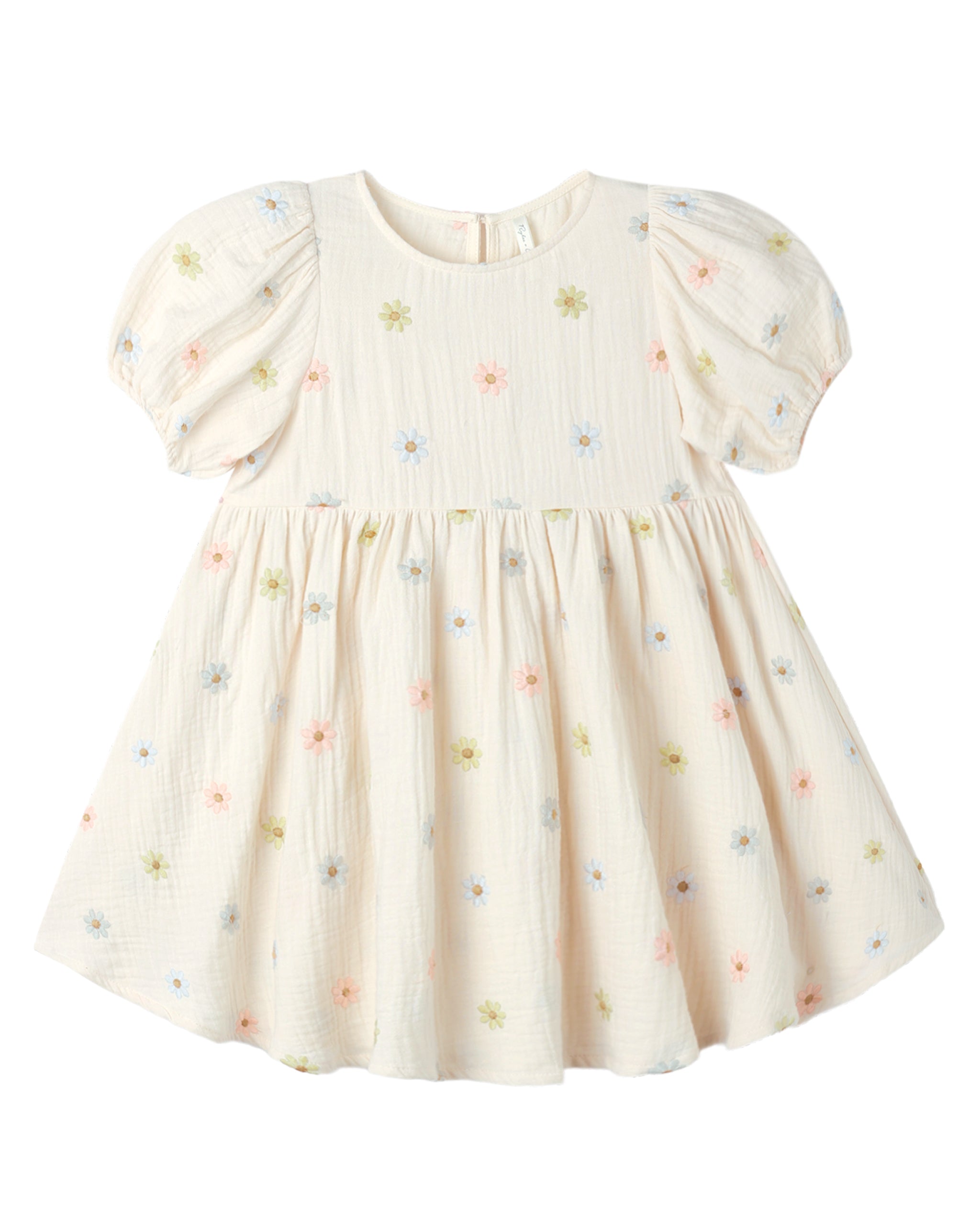 Embroidered Daisies Marley Dress
