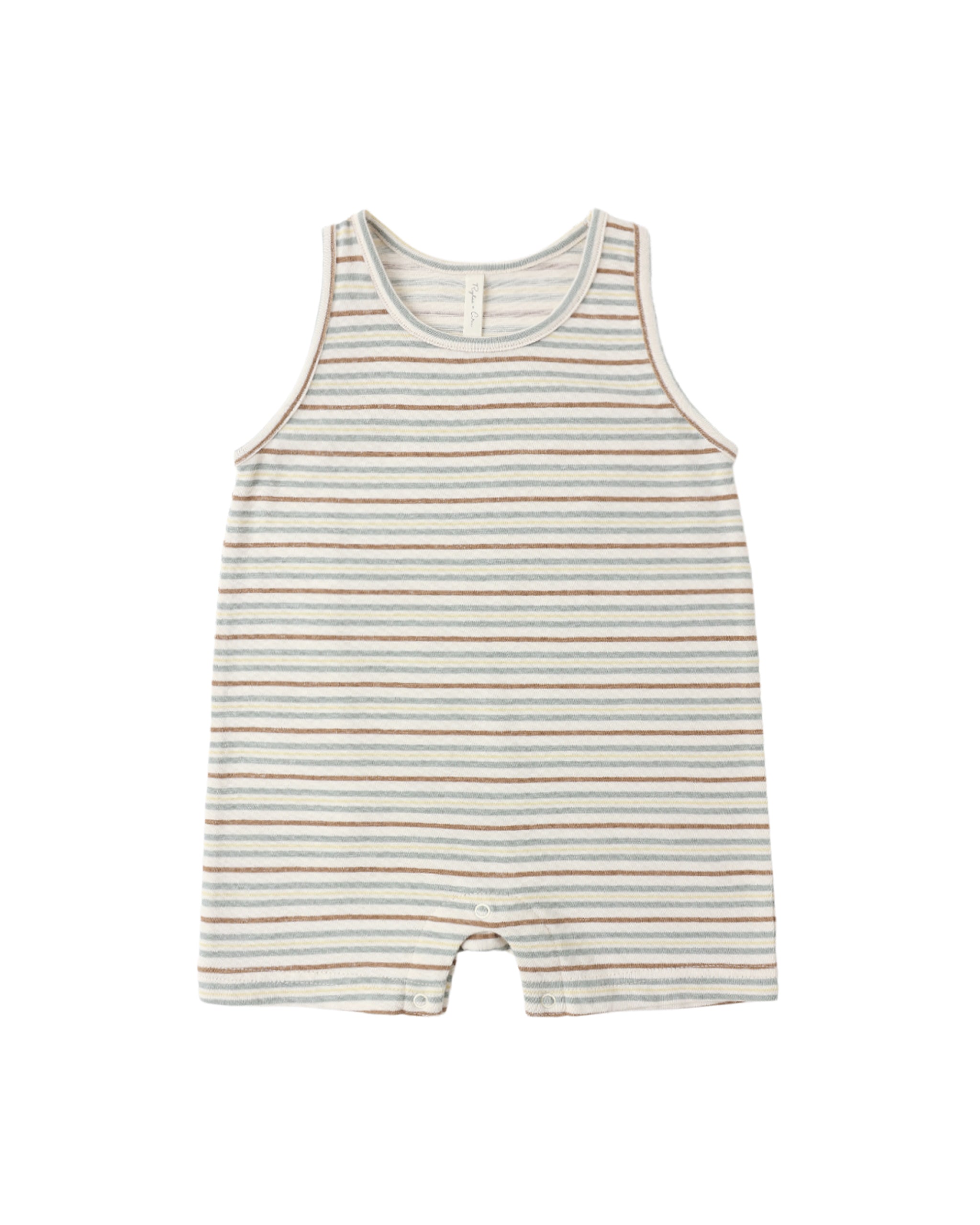 Vintage Stripe Sleeveless One Piece