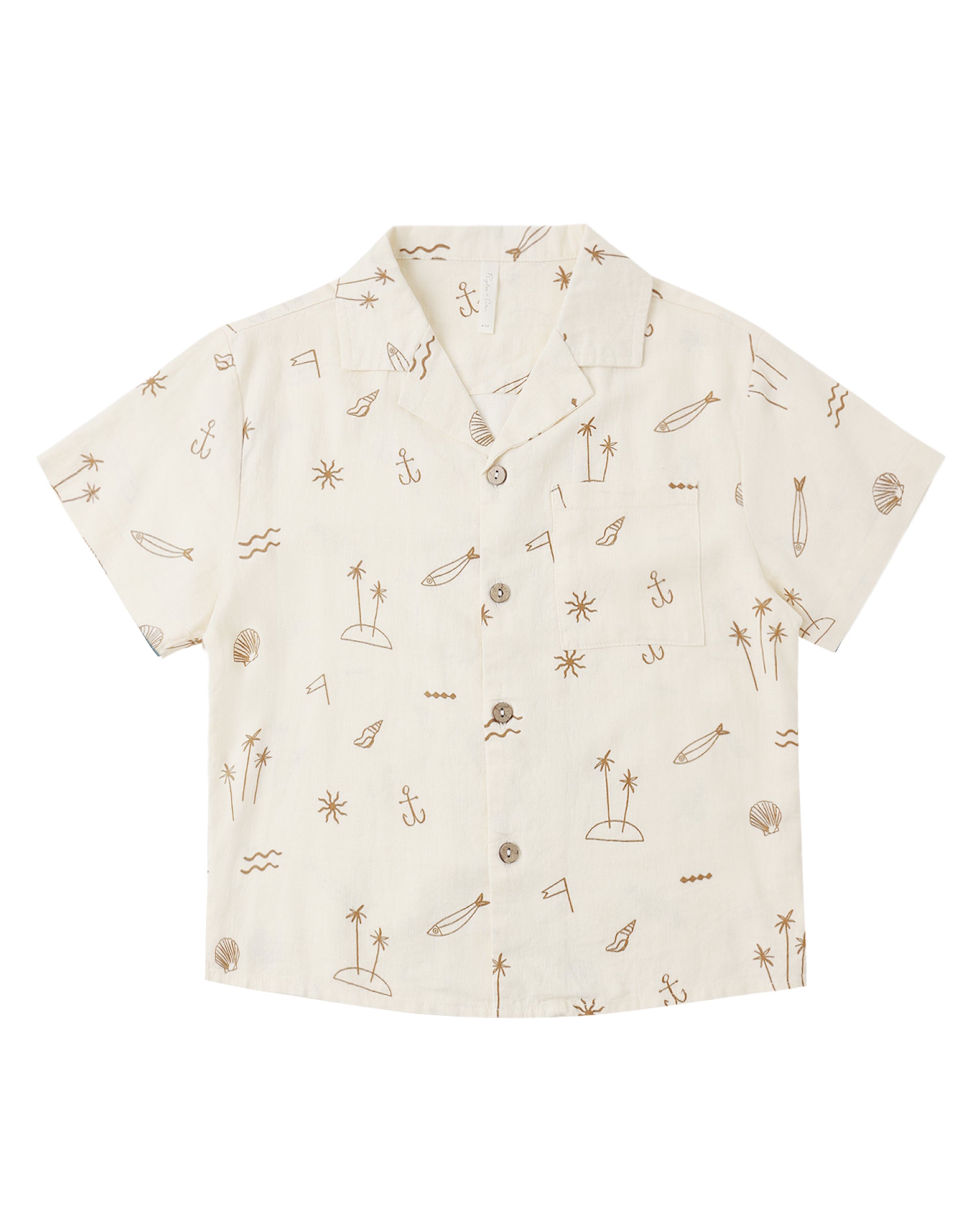 Coastal Lapel Collared Shirt