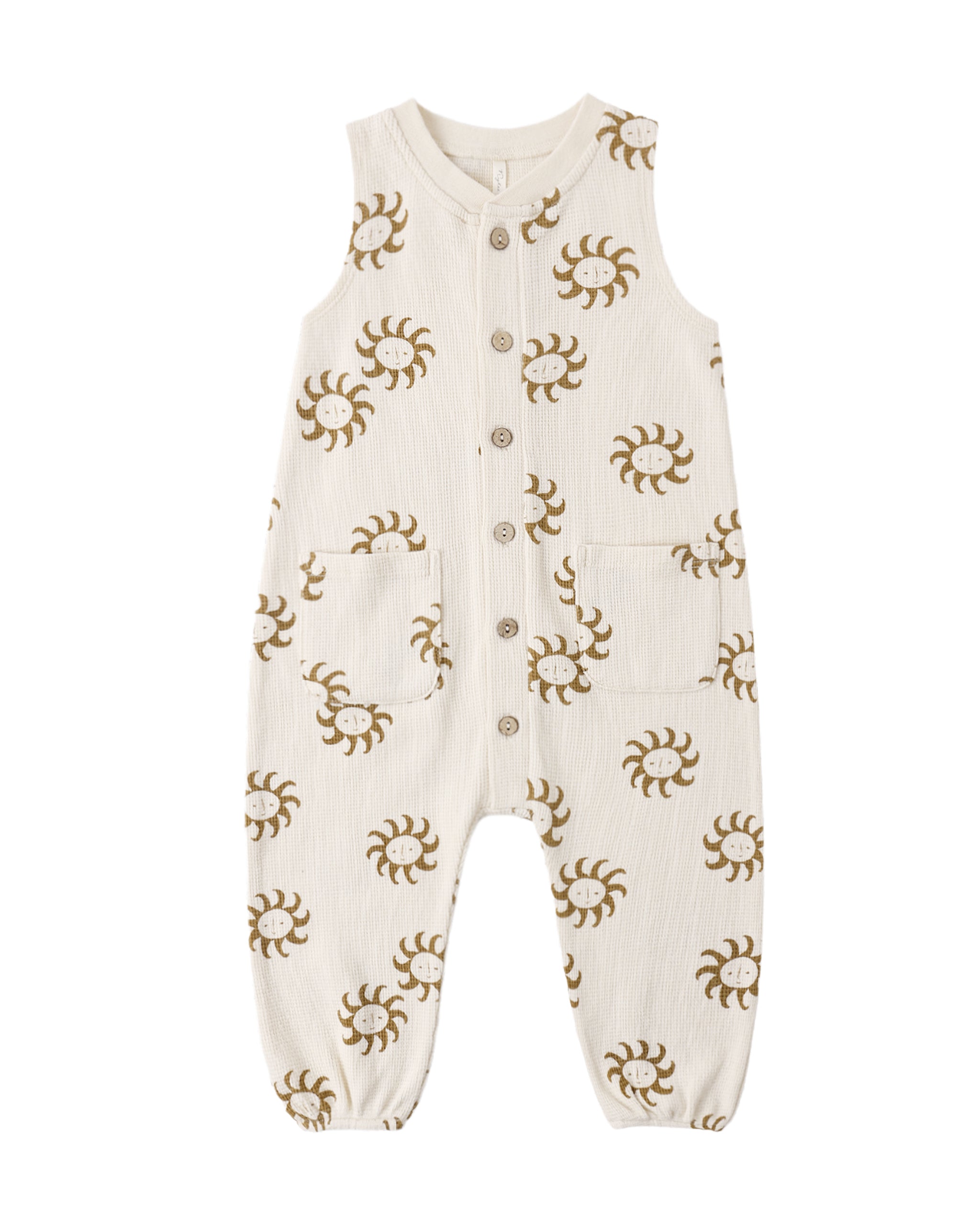 Sunny Summer Waffle Jumpsuit
