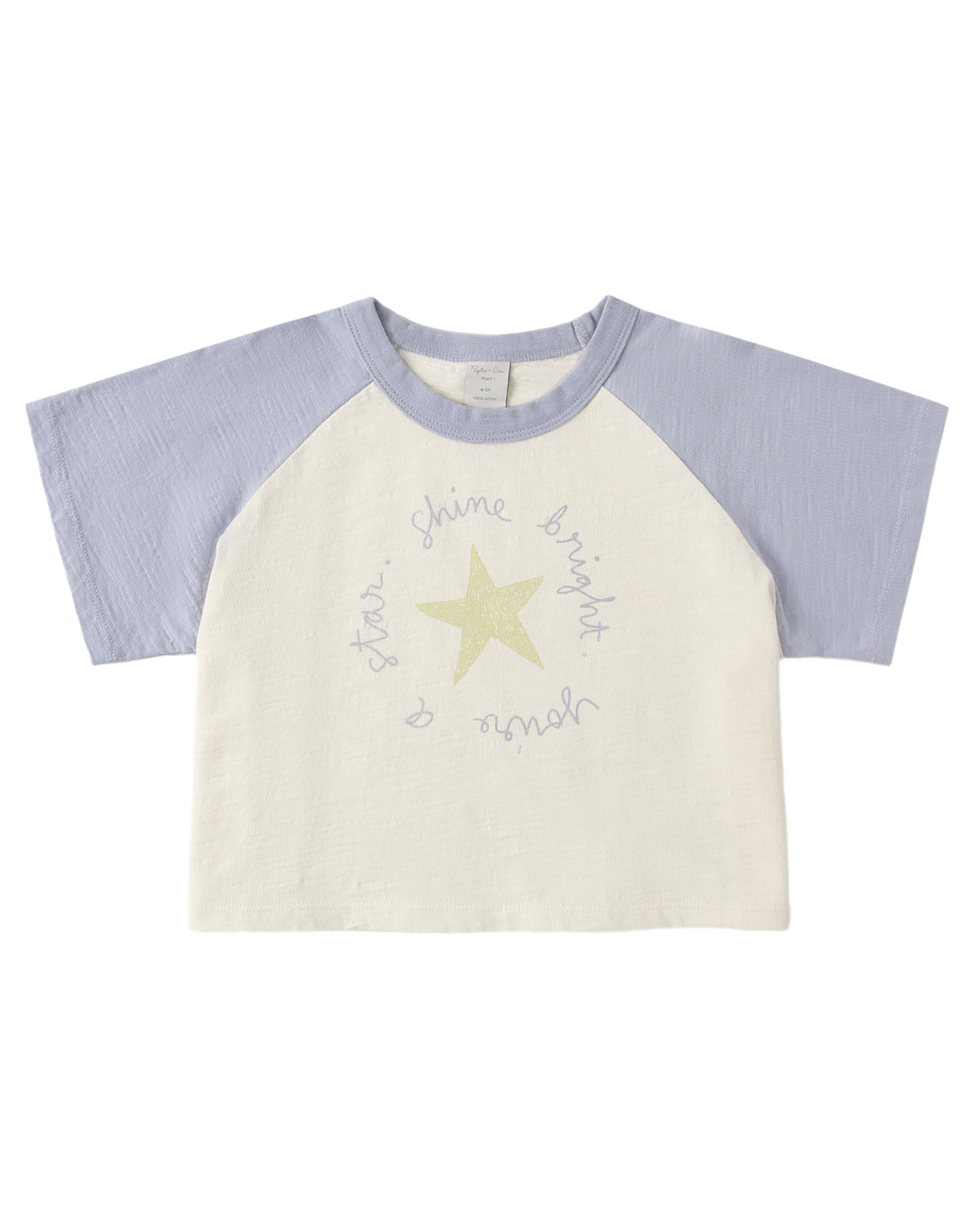 Shine Bright Raglan Crop Tee