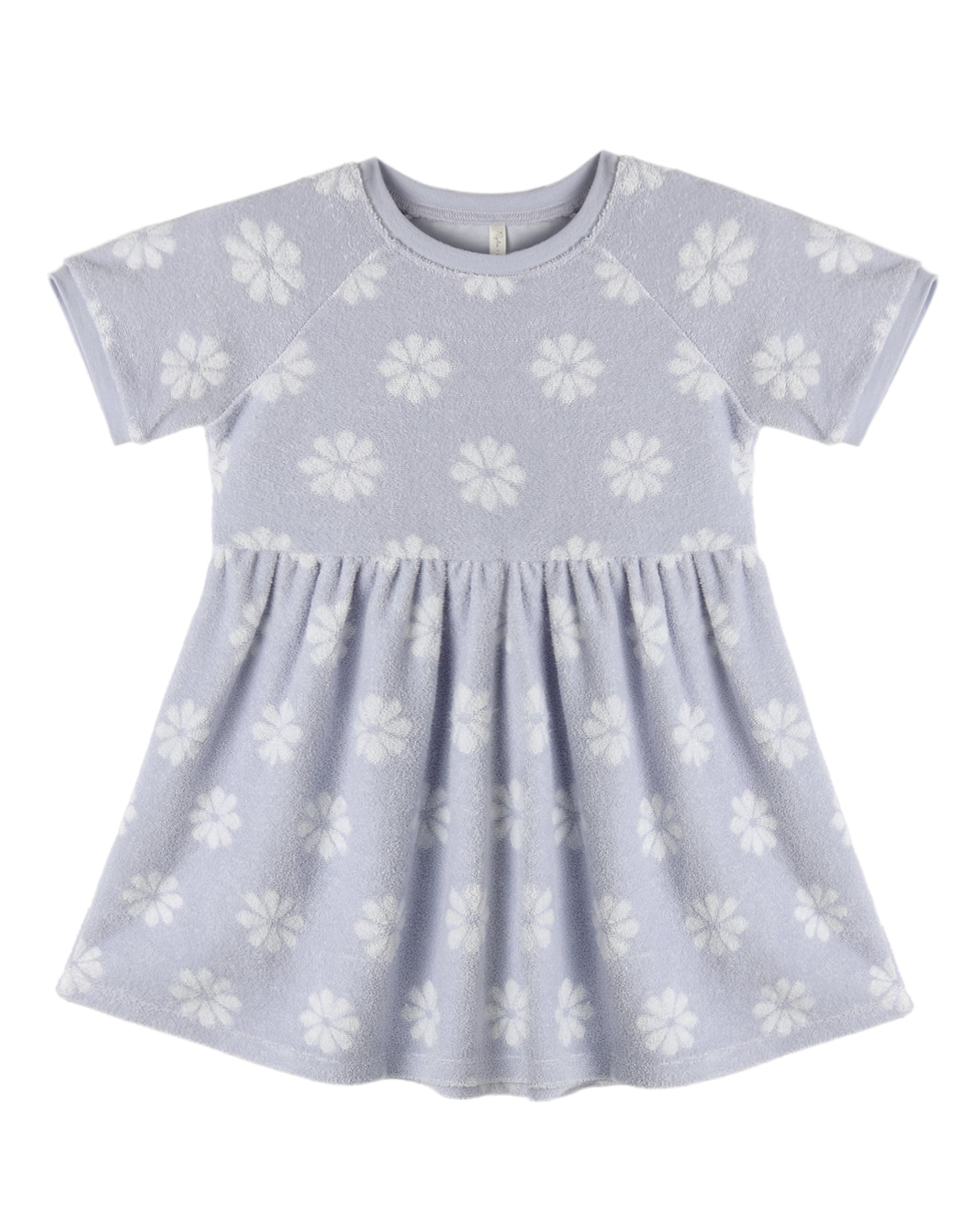 Periwinkle Daisy Raglan Dress