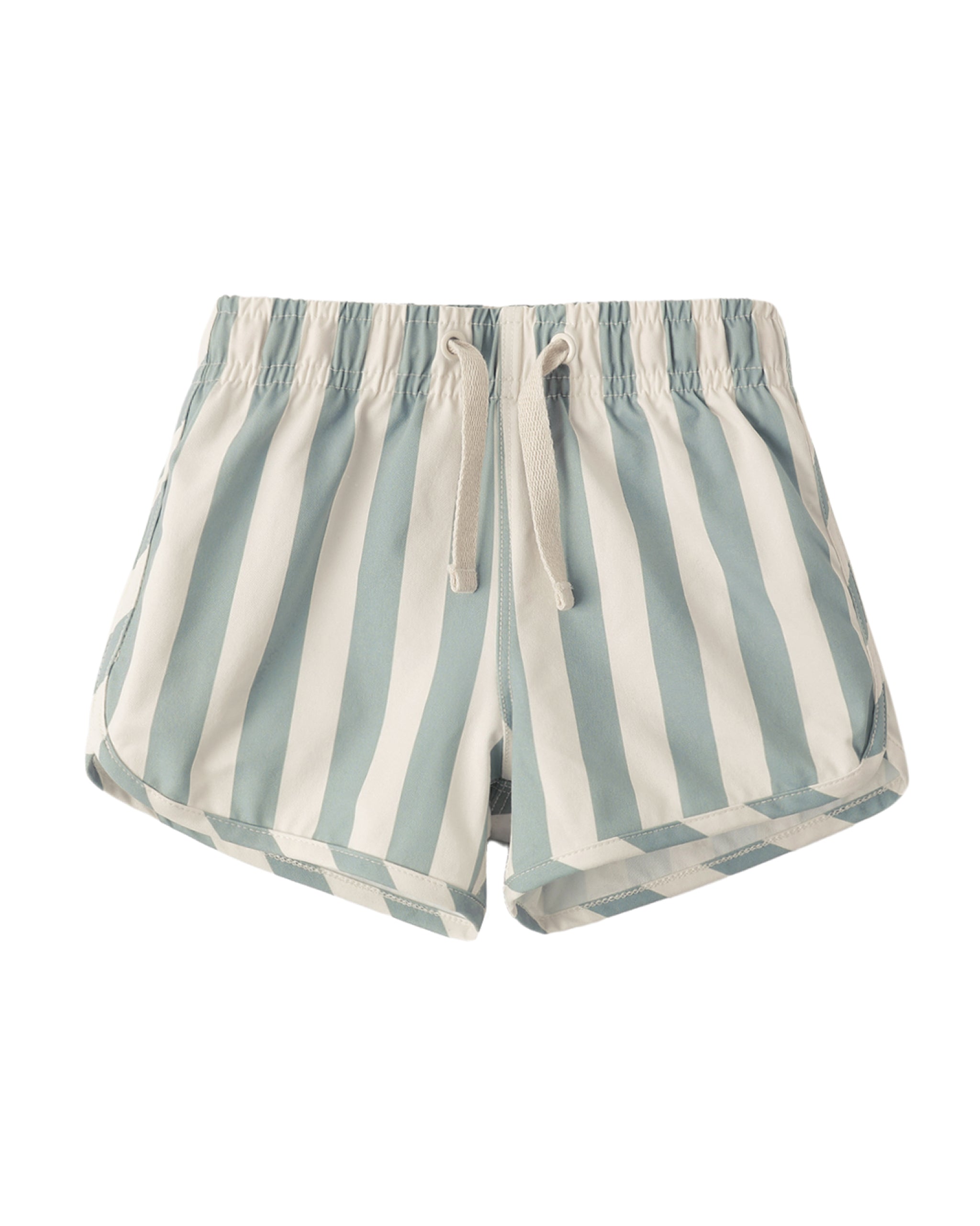 Green Stripe Swim Trunk