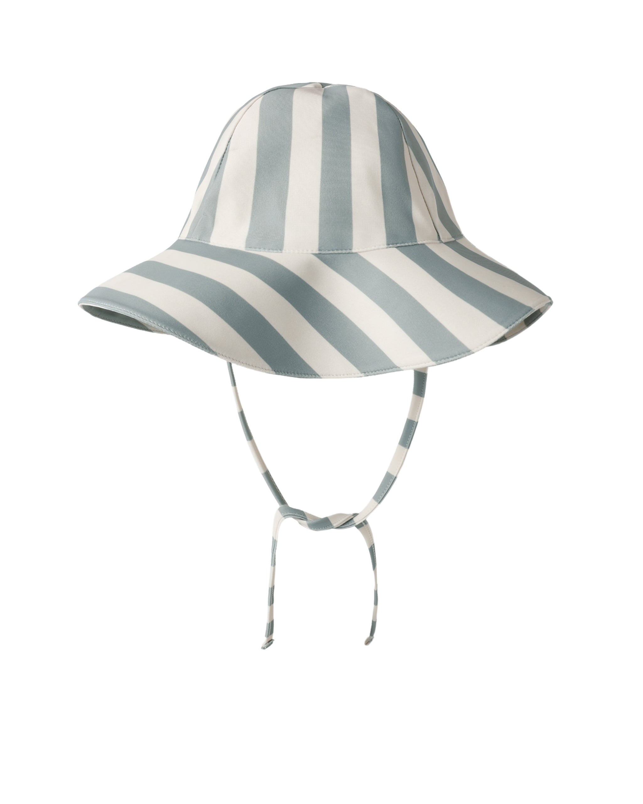 Green Stripe Floppy Sun Hat