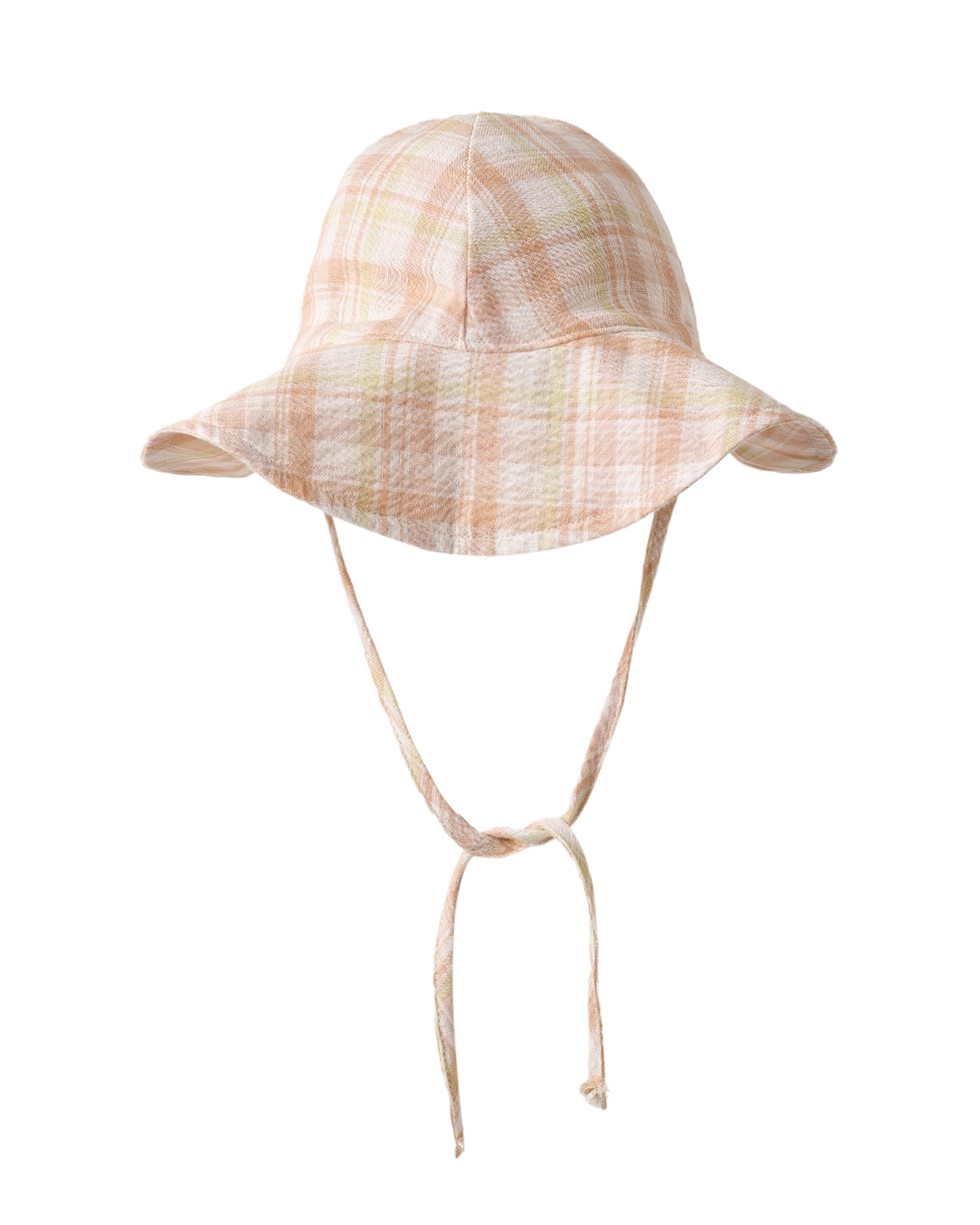 Summer Plaid Floppy Sun Hat