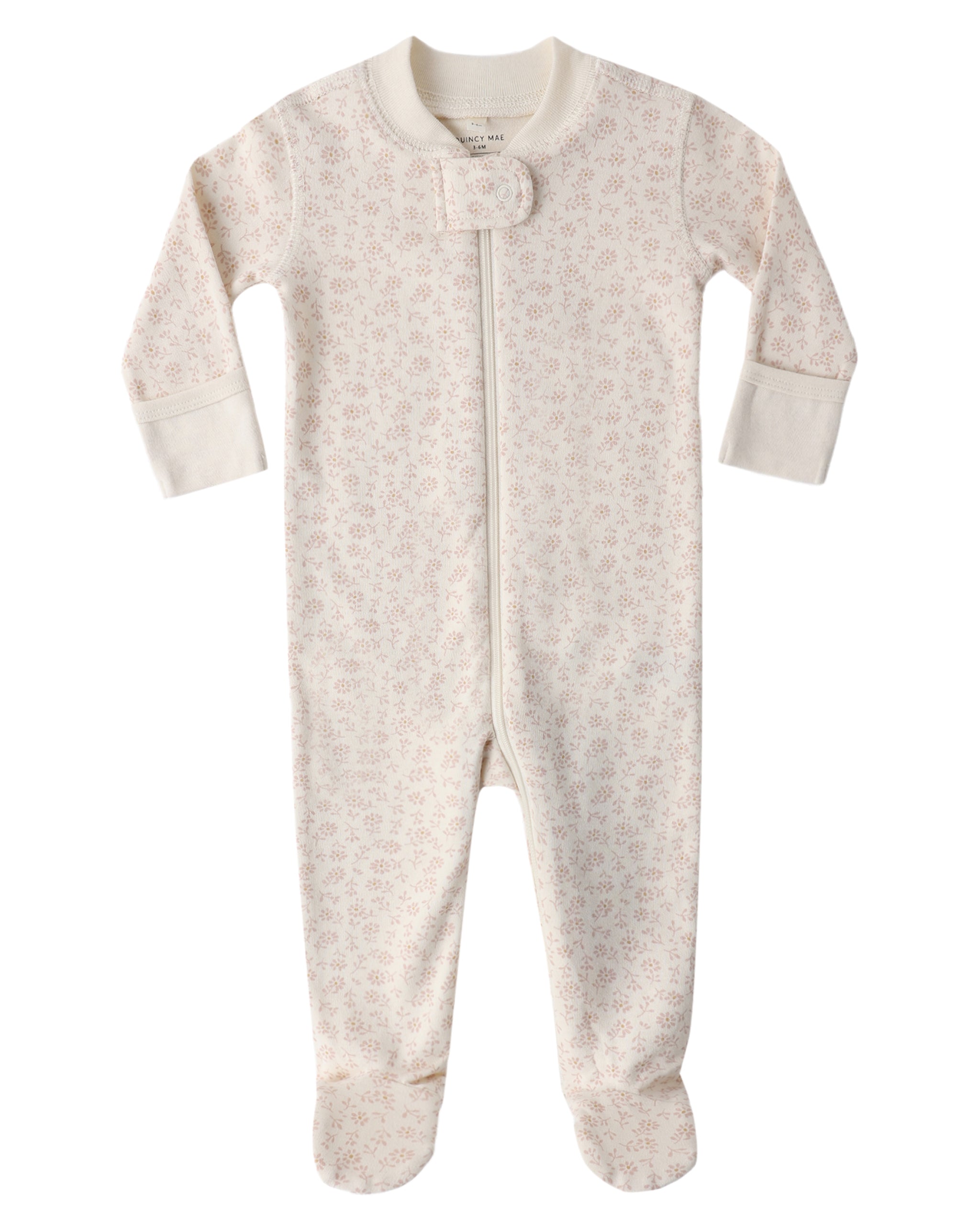 Ditsy Long Sleeve Footie
