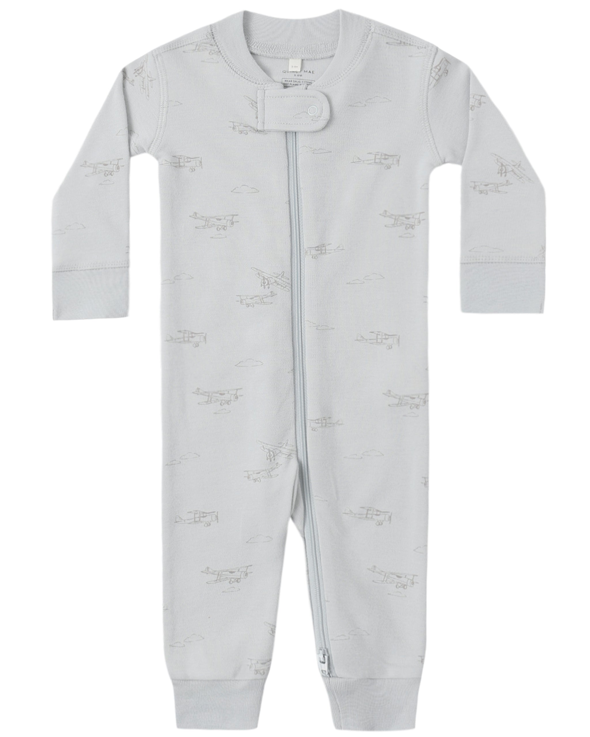 Airplane Long Sleeve Zipper Sleeper