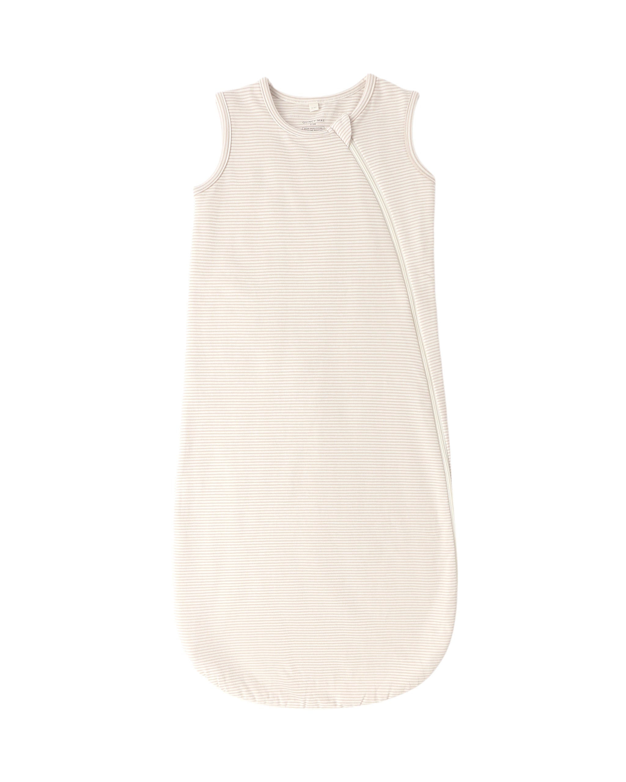 Oat Micro Stripe Jersey Sleep Bag