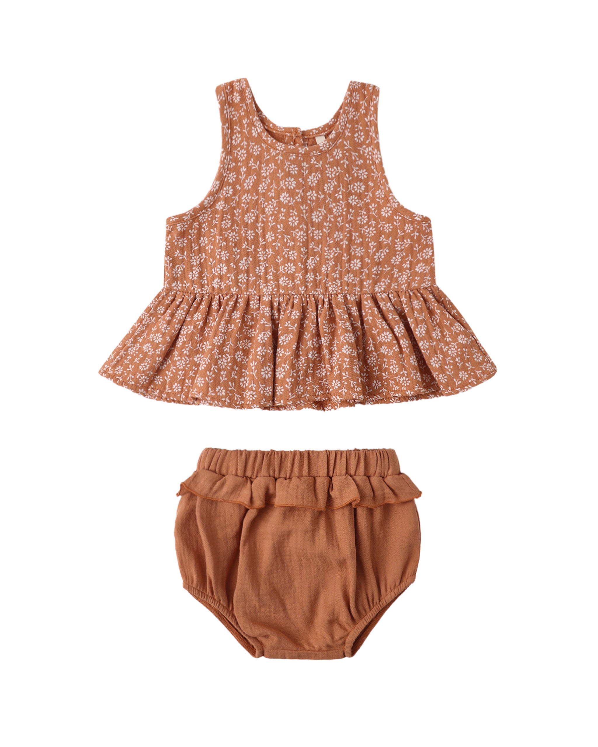 Poppy Floral Peplum Set